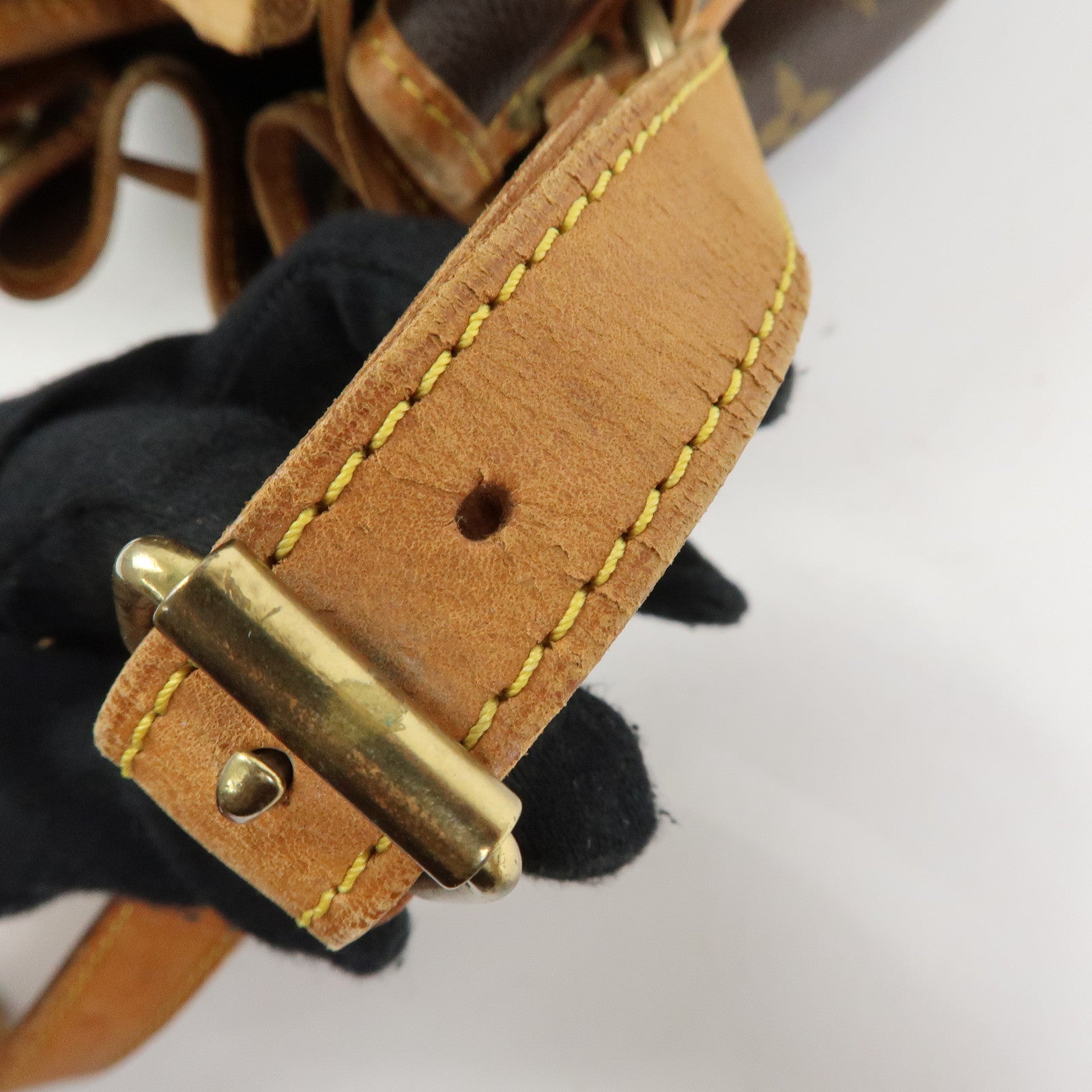 Louis Vuitton Monogram Petit Noe Shoulder Bag Brown M42226