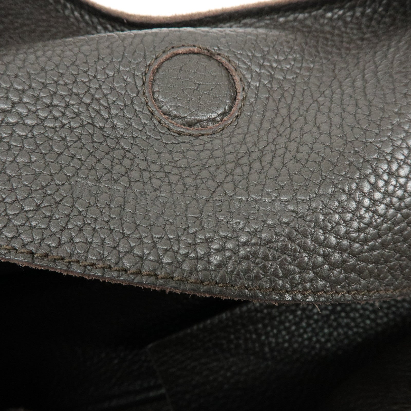 BOTTEGA VENETA Intrecciato Campana Large Leather Shoulder Bag Brown