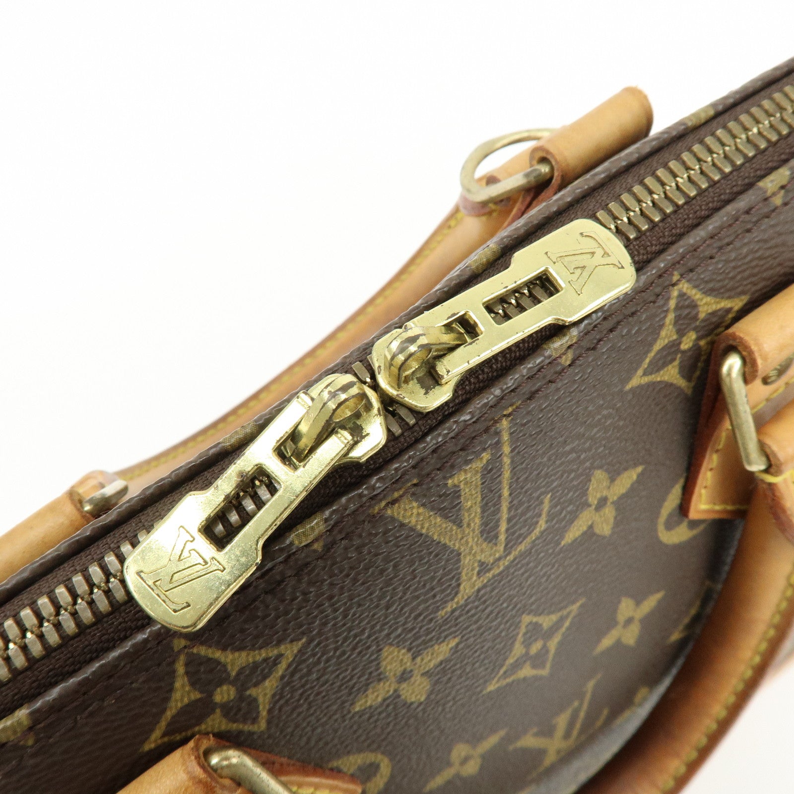 Louis Vuitton Monogram Canvas Alma Hand Bag Brown M51130