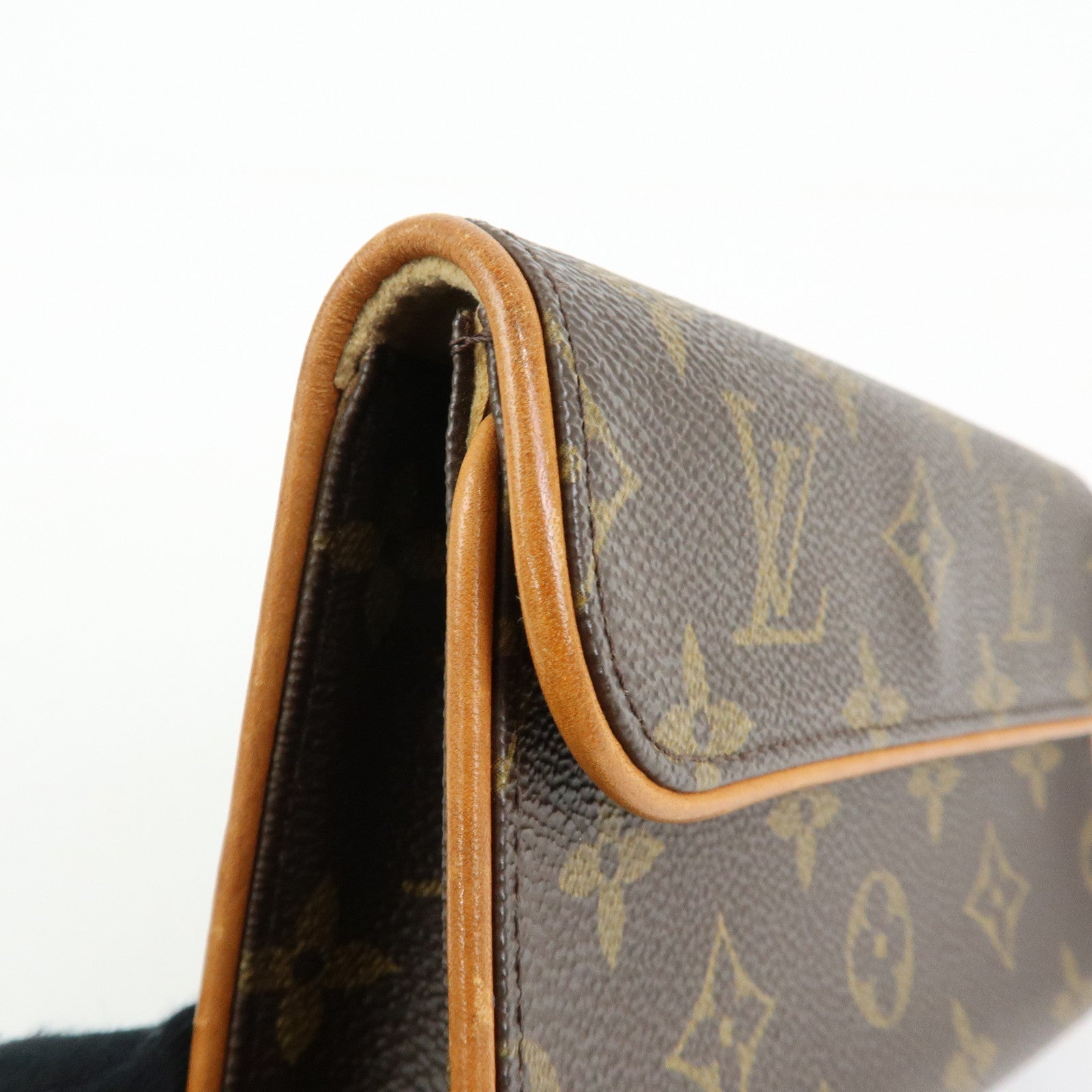 Louis Vuitton Monogram Pochette Florentine Waist Bag Belt XS M51855
