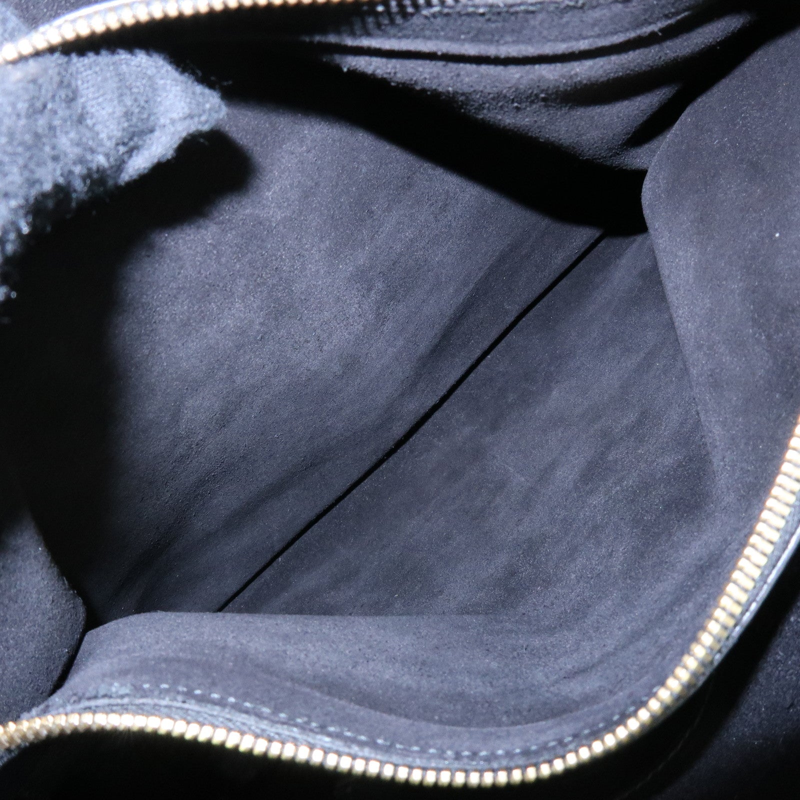 SAINT LAURENT PARIS Sac de Jour Leather Suede Hand Bag Black 319910