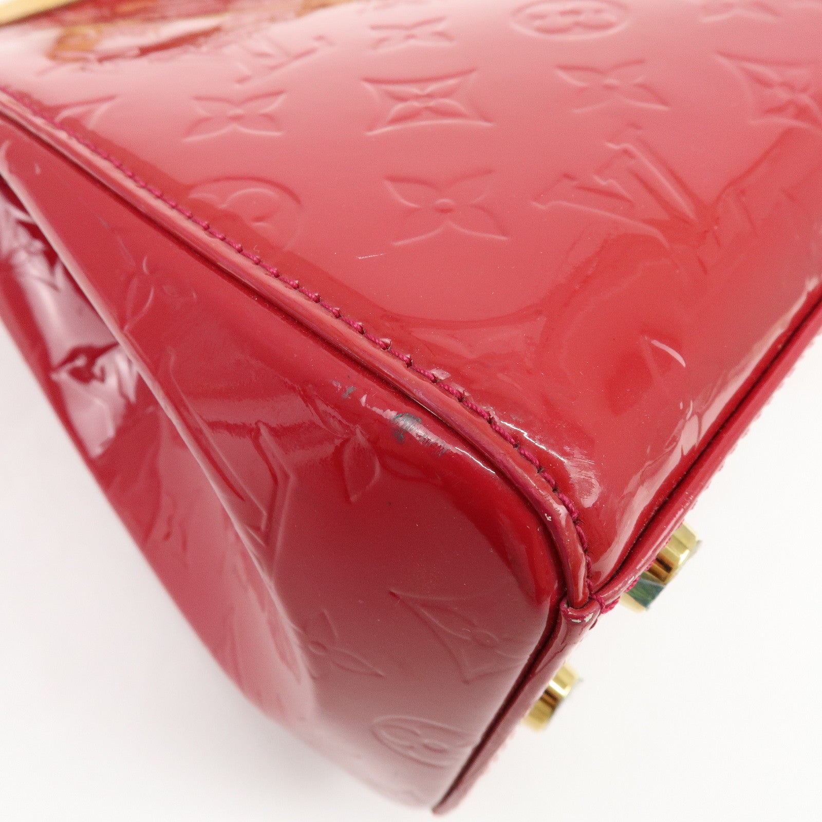 Louis Vuitton Vernis Brea MM 2Way Bag Hand Bag Rose Indien M91798