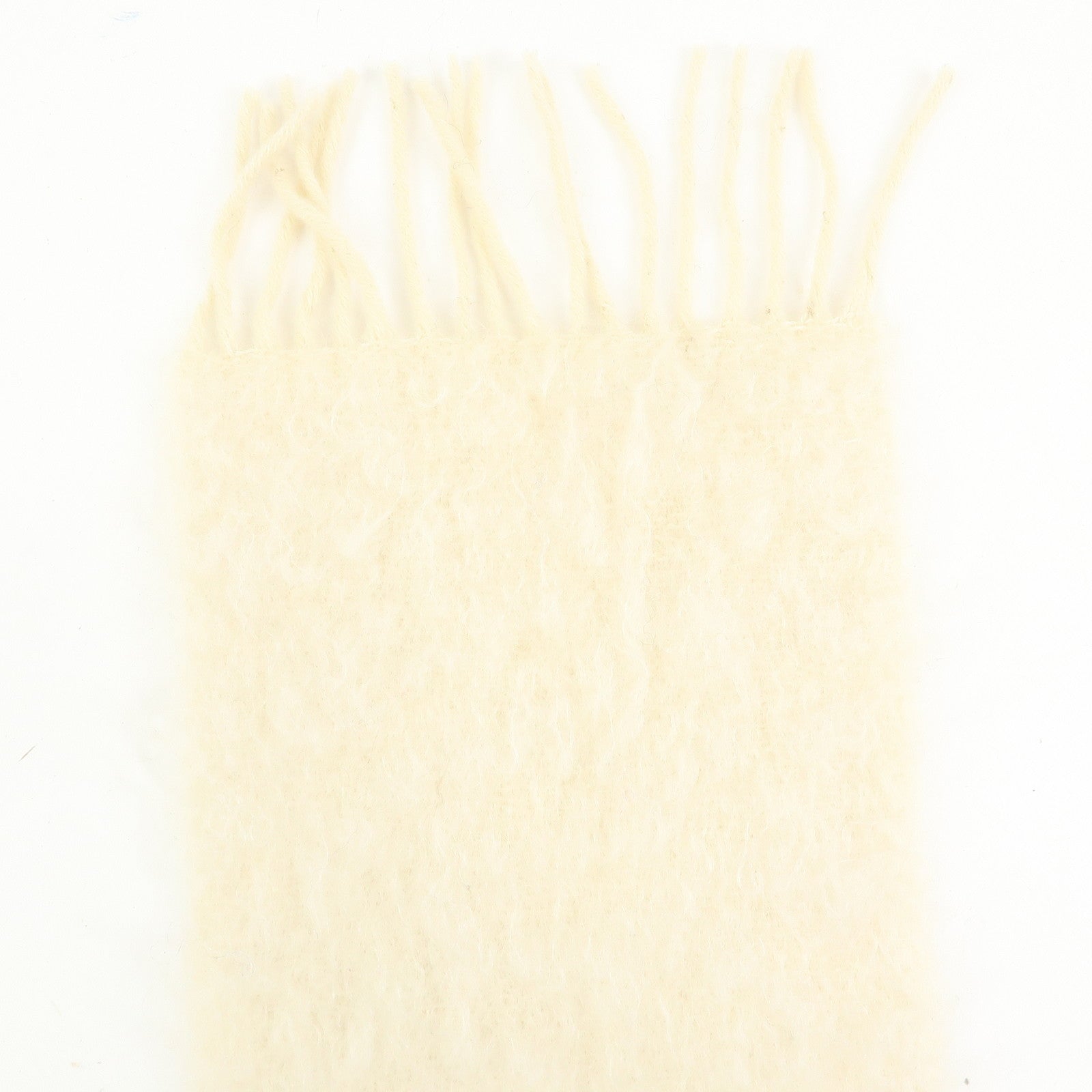 LOEWE Anagram Mohair Scarf Shawl Ivory Black Green Yellow Brown