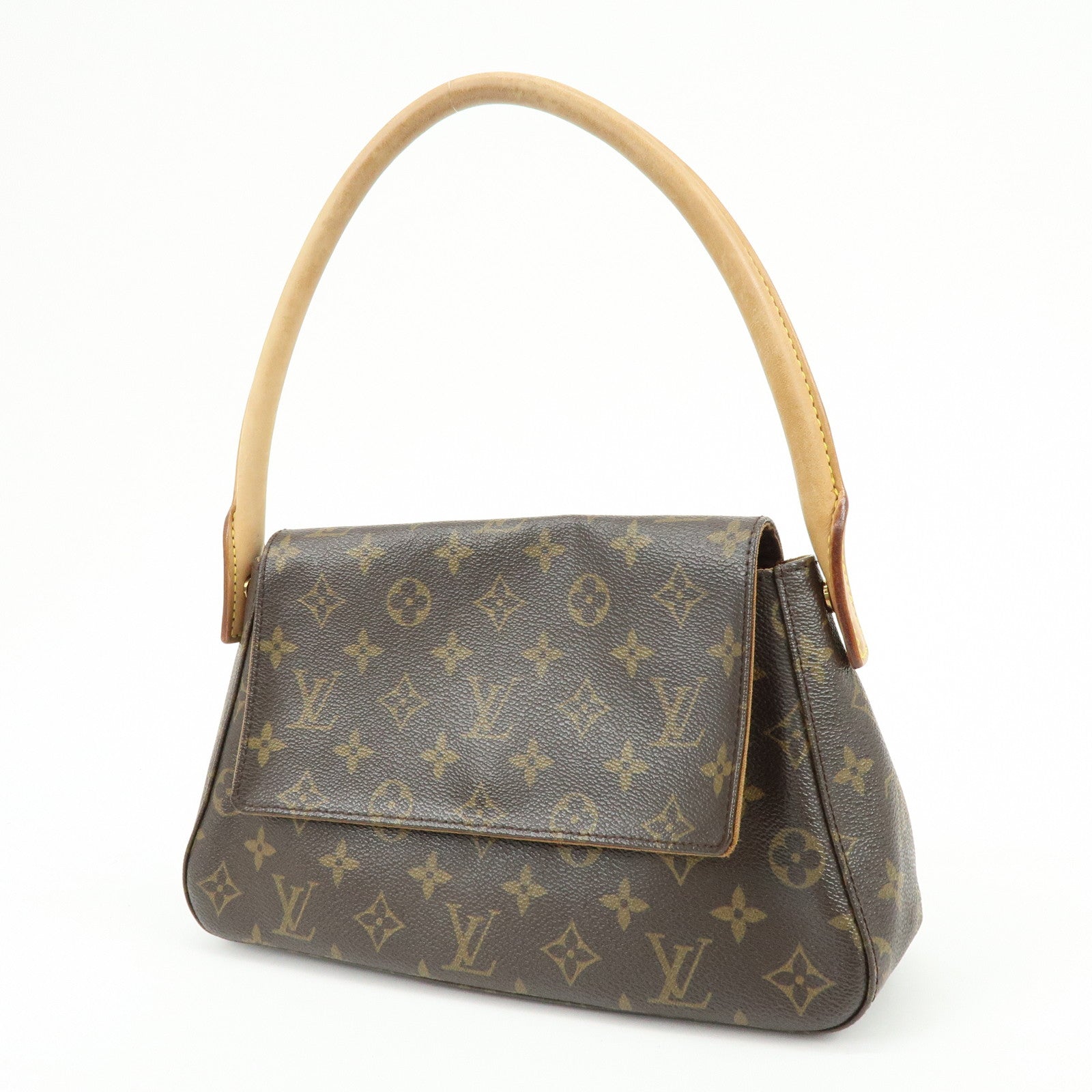 Louis Vuitton Monogram Mini Looping Shoulder Bag Brown M51147