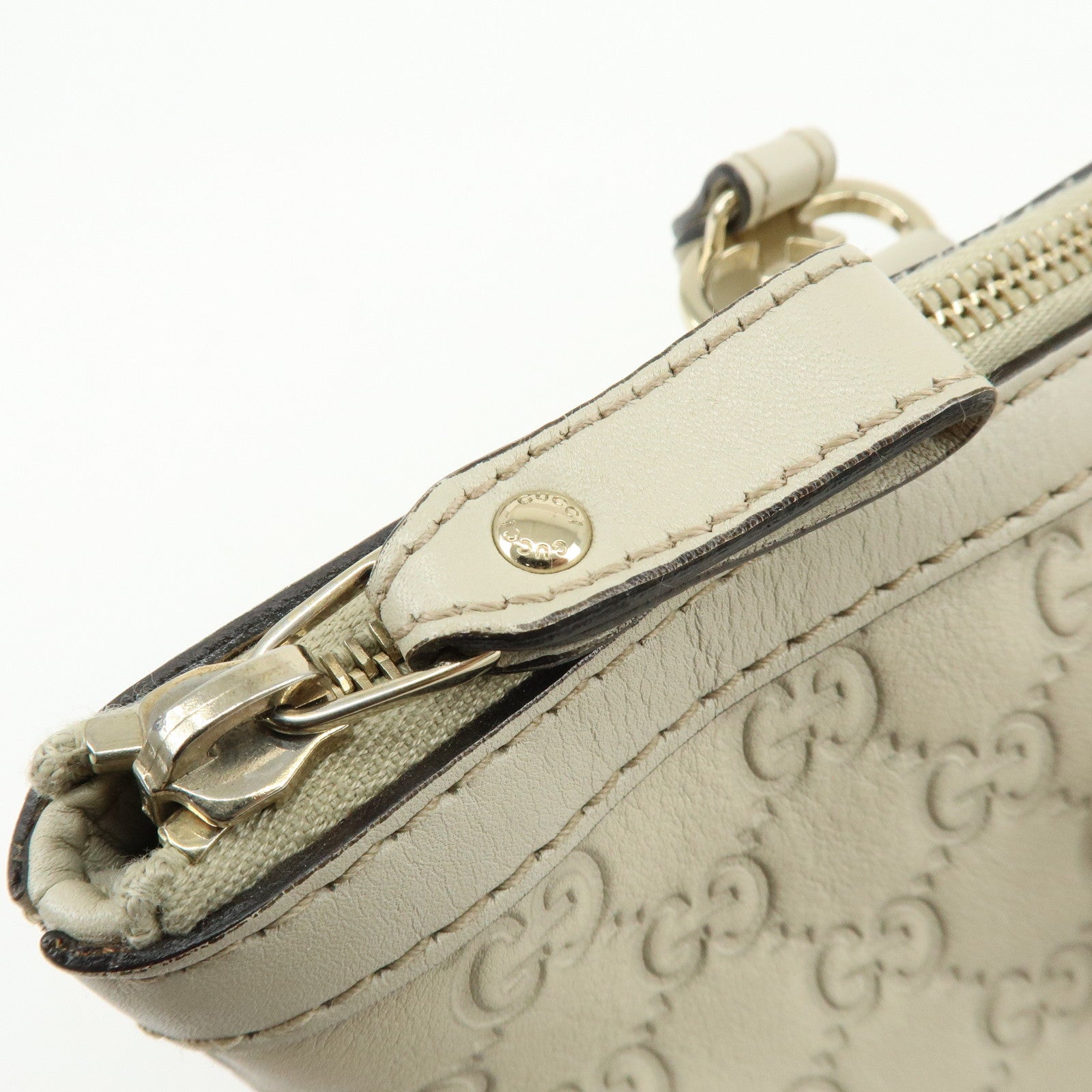 GUCCI Interlocking G Lovely Heart Guccissima Leather Tote Bag 257069