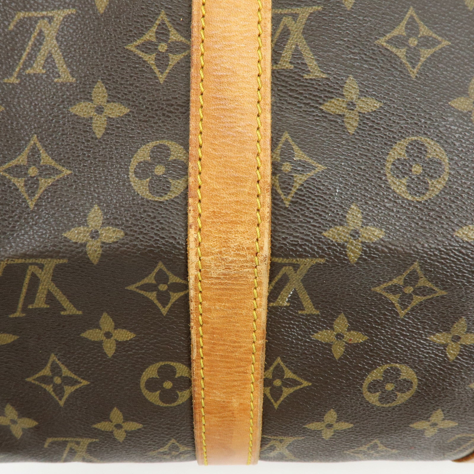 Louis Vuitton Monogram Keep All 45 Boston Bag Hand Bag Brown M41428