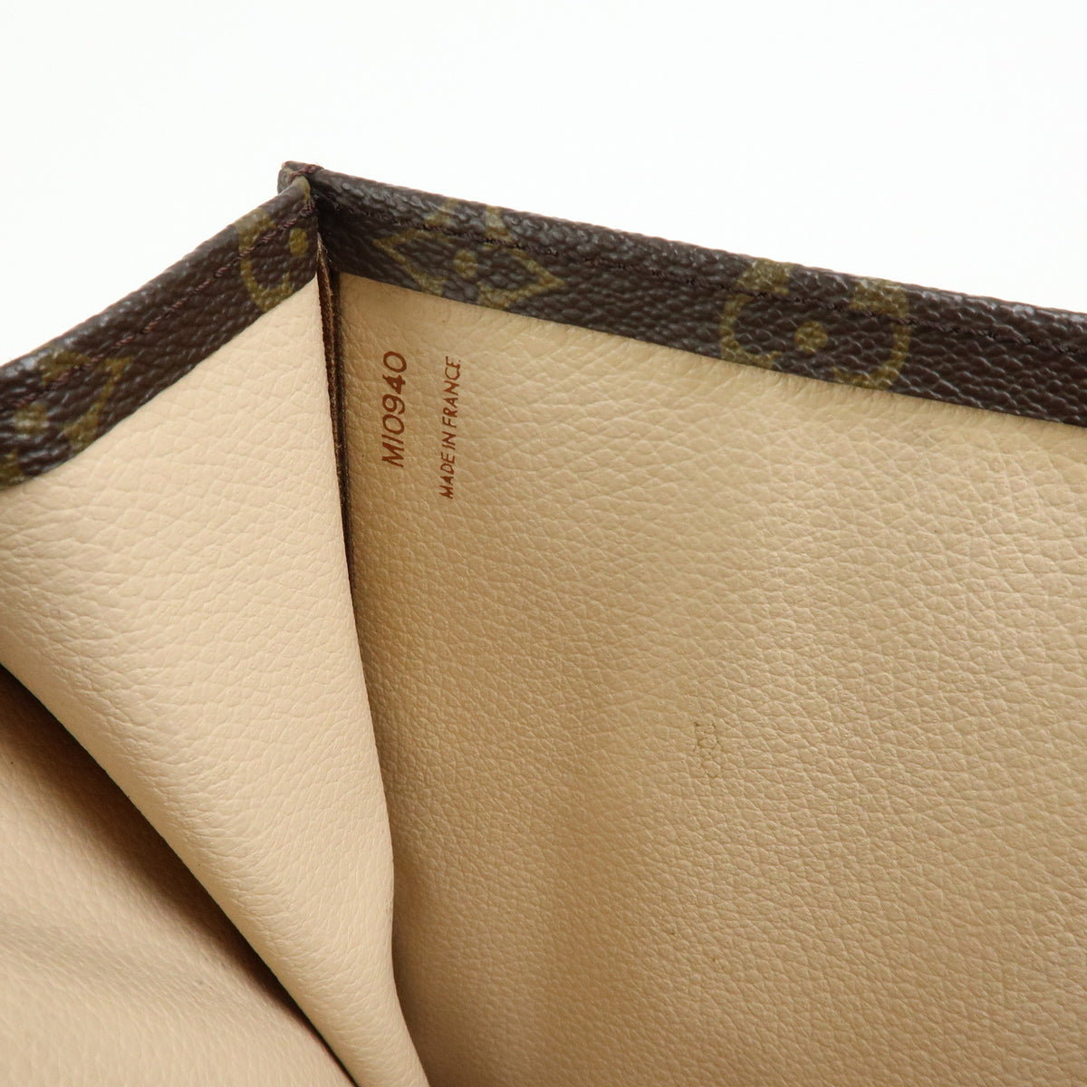 Louis Vuitton Monogram Sac Plat Tote Bag Hand Bag Brown M51140