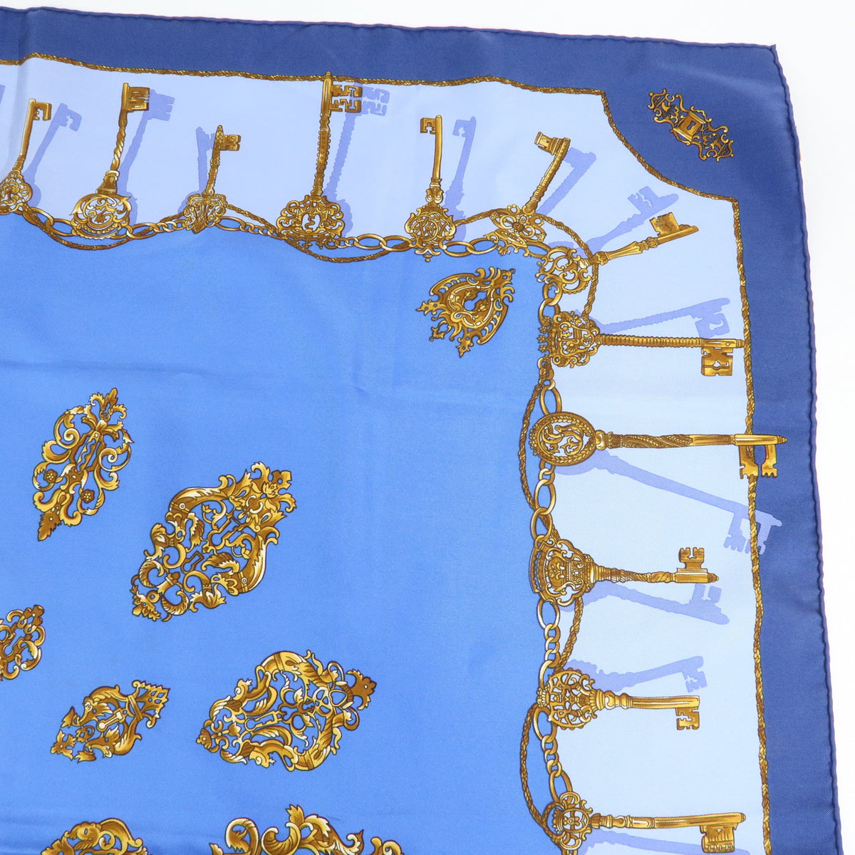Christian Dior Lot of 2 Silk 100% Scarf Shawl Blue Red