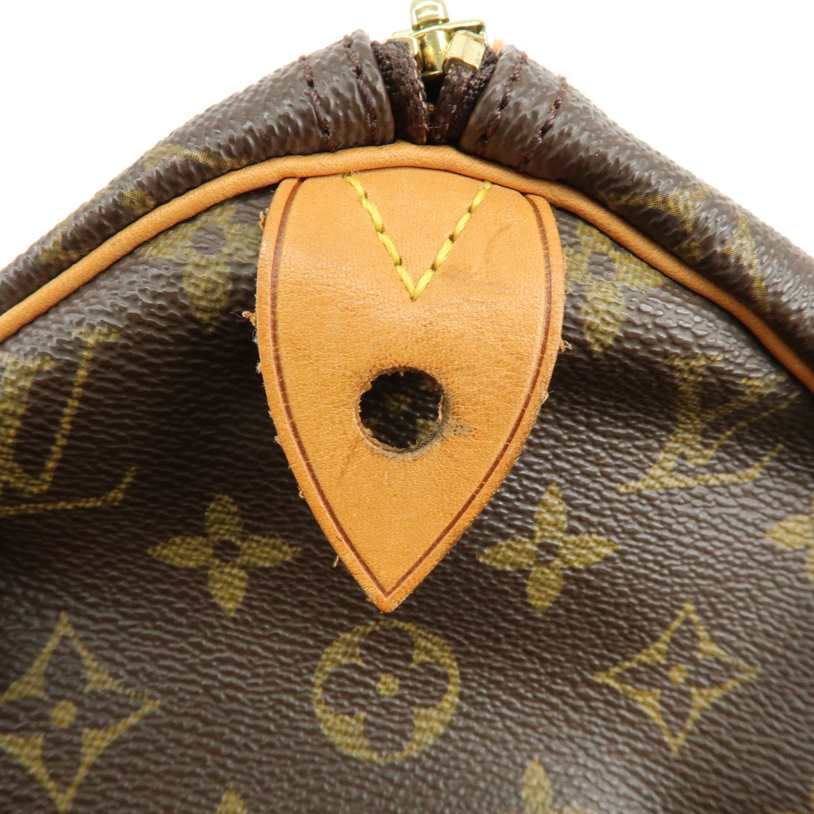 Louis Vuitton Monogram Speedy 40 Hand Bag Boston Bag Brown M41522