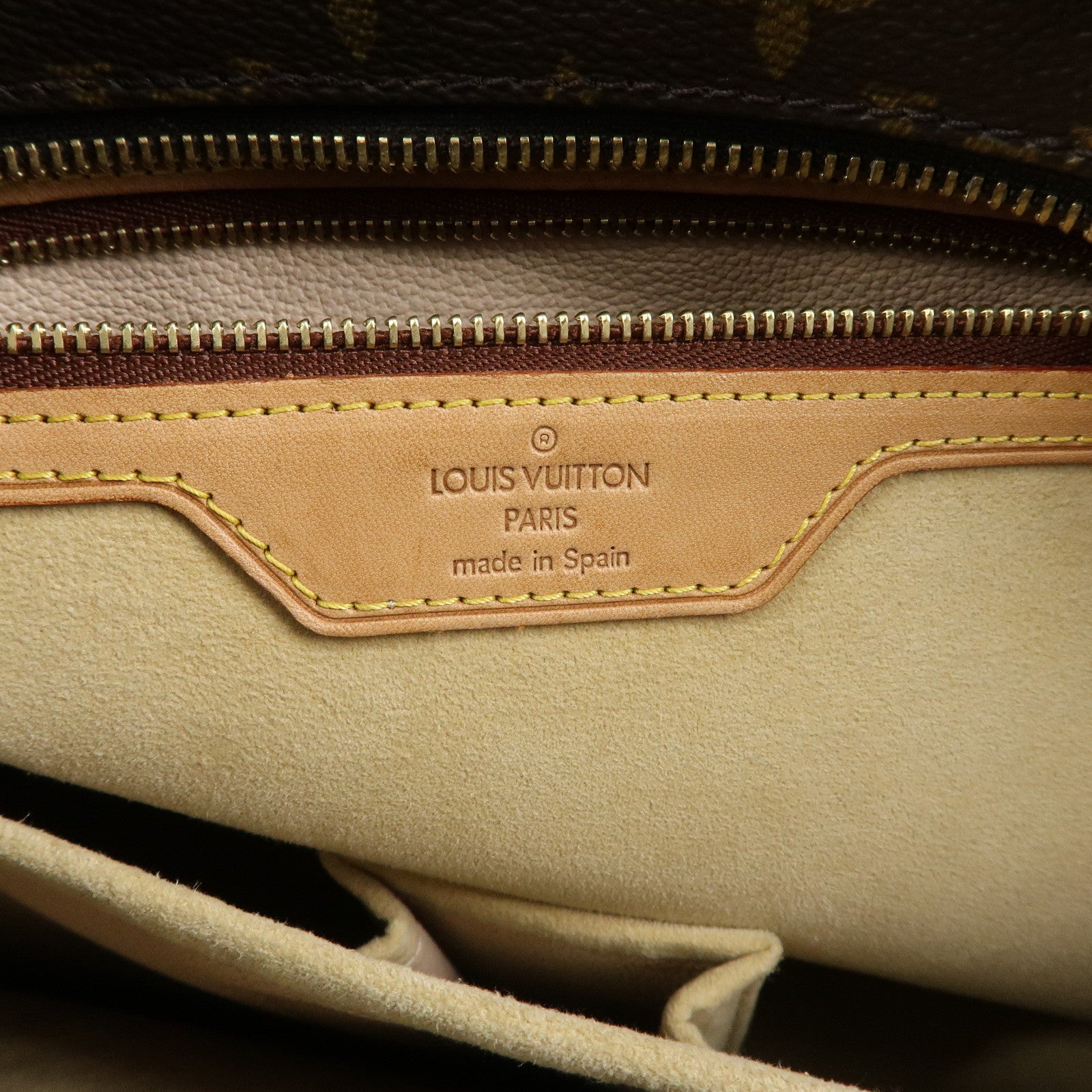 Louis Vuitton Monogram Luco Tote Bag Shoulder Bag Brown M51155