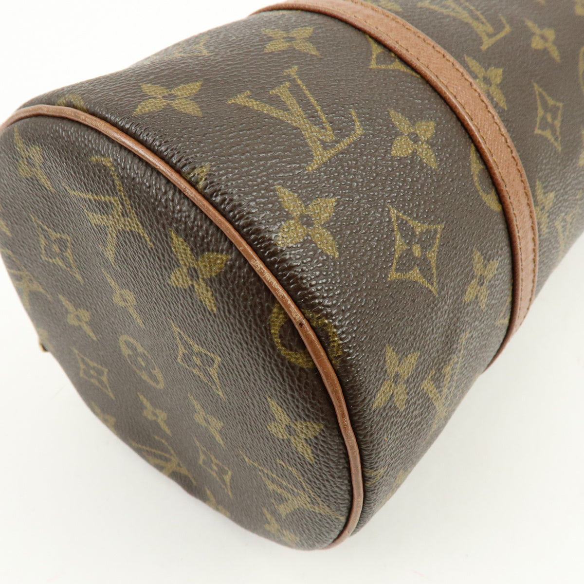 Louis Vuitton Monogram Papillon 30 Hand Bag Brown M51365