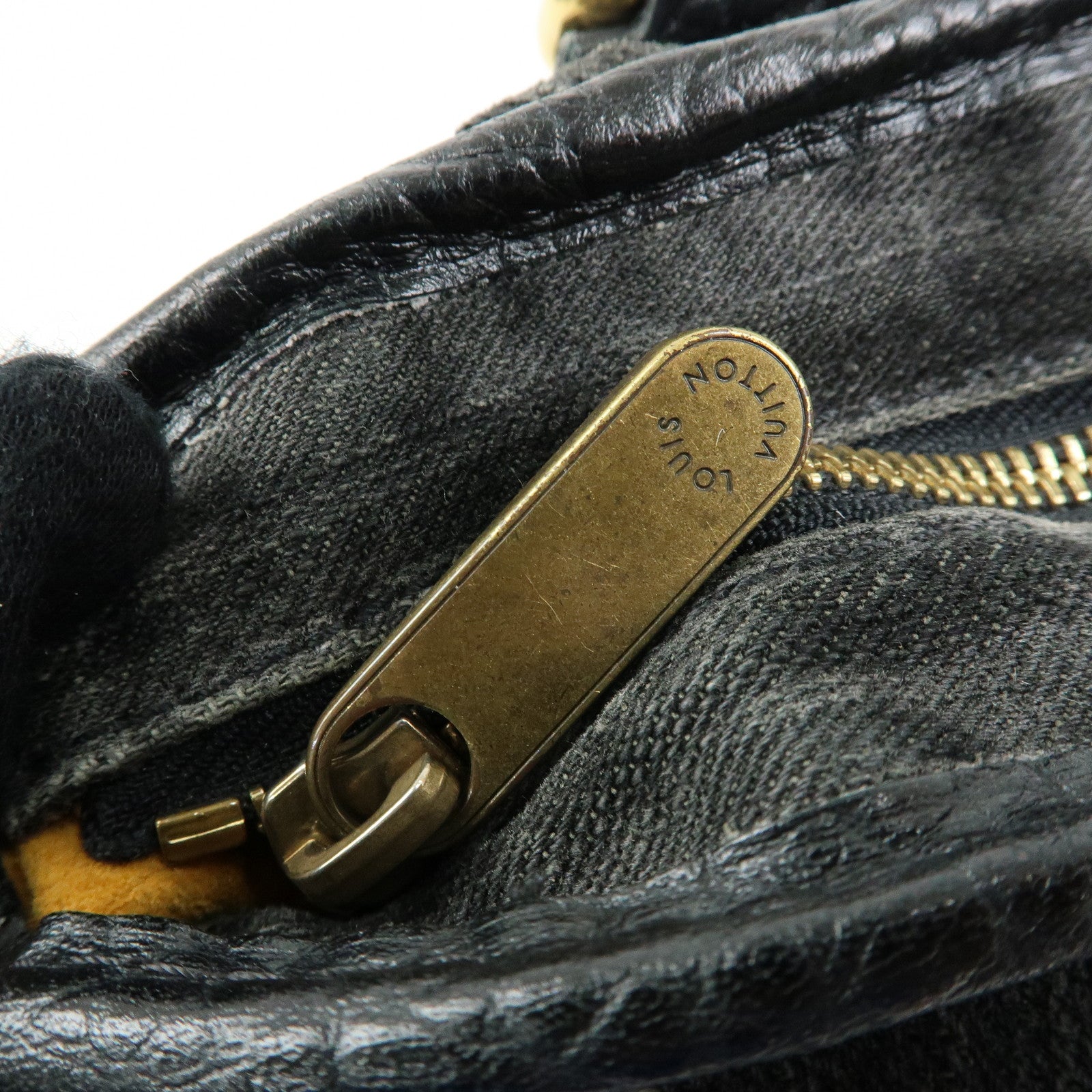 Louis Vuitton Monogram Denim Neo Cabby MM 2Way Bag Noir M95351