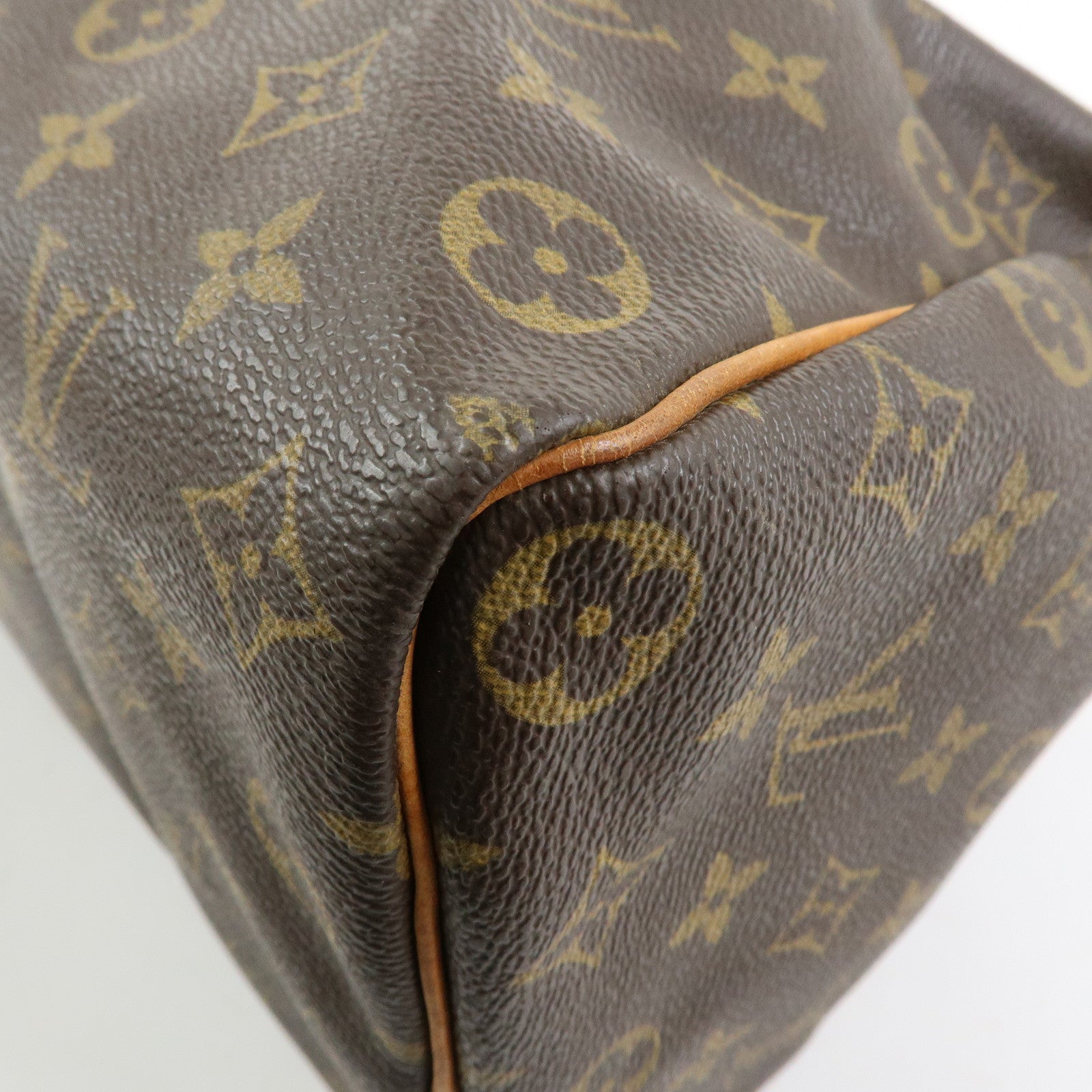 Louis Vuitton Monogram Speedy 35 Boston Bag Hand Bag Brown M41524