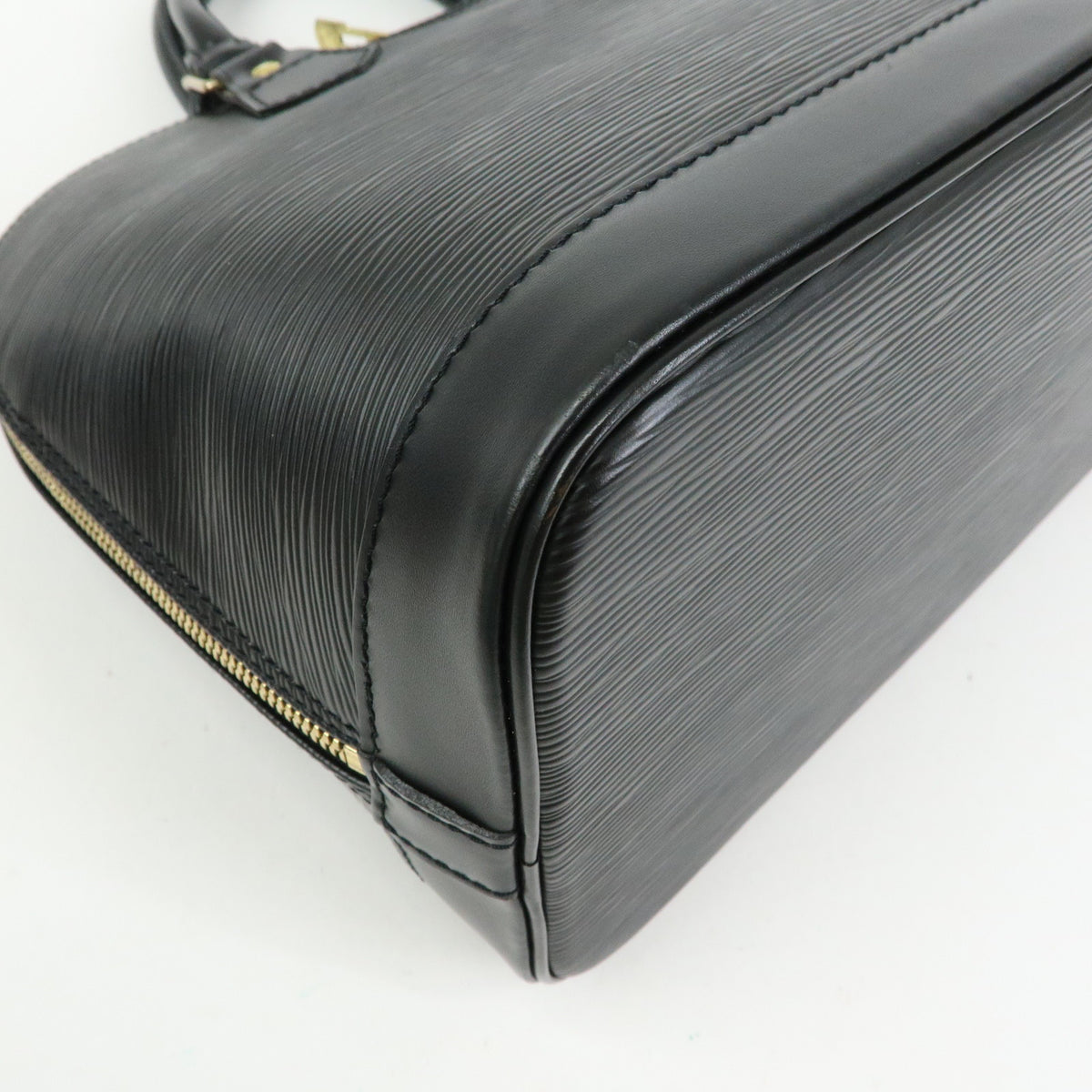 Louis Vuitton Epi Alma PM Hand Bag Noir Black M52142