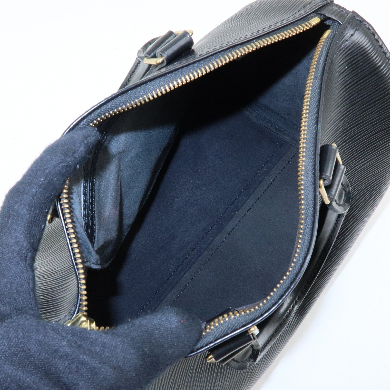 Louis Vuitton Epi Speedy 25 Boston Bag Hand Bag Noir Black M43012