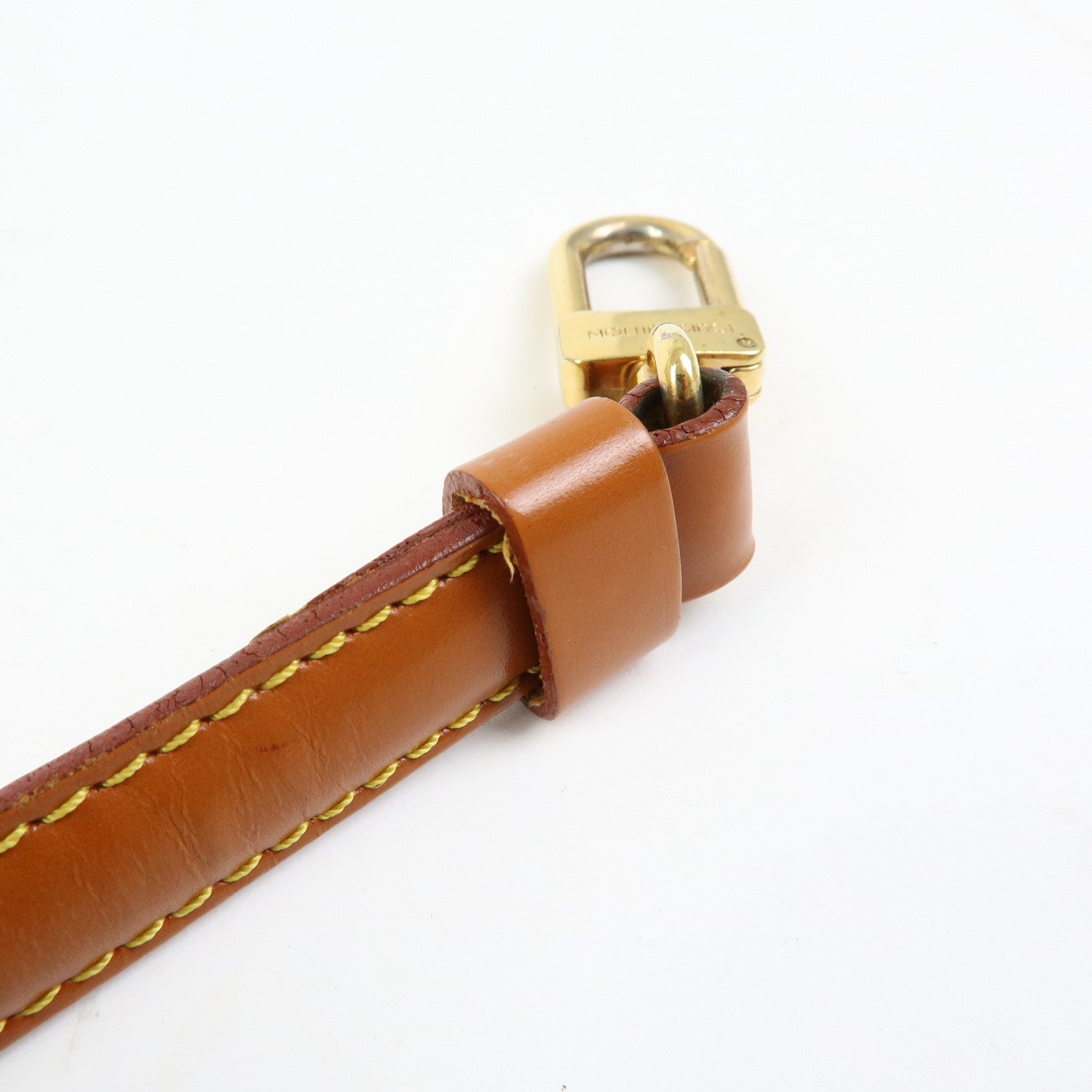 Louis Vuitton Adjustable Leather Shoulder Strap For Epi Bag Zipang Gold