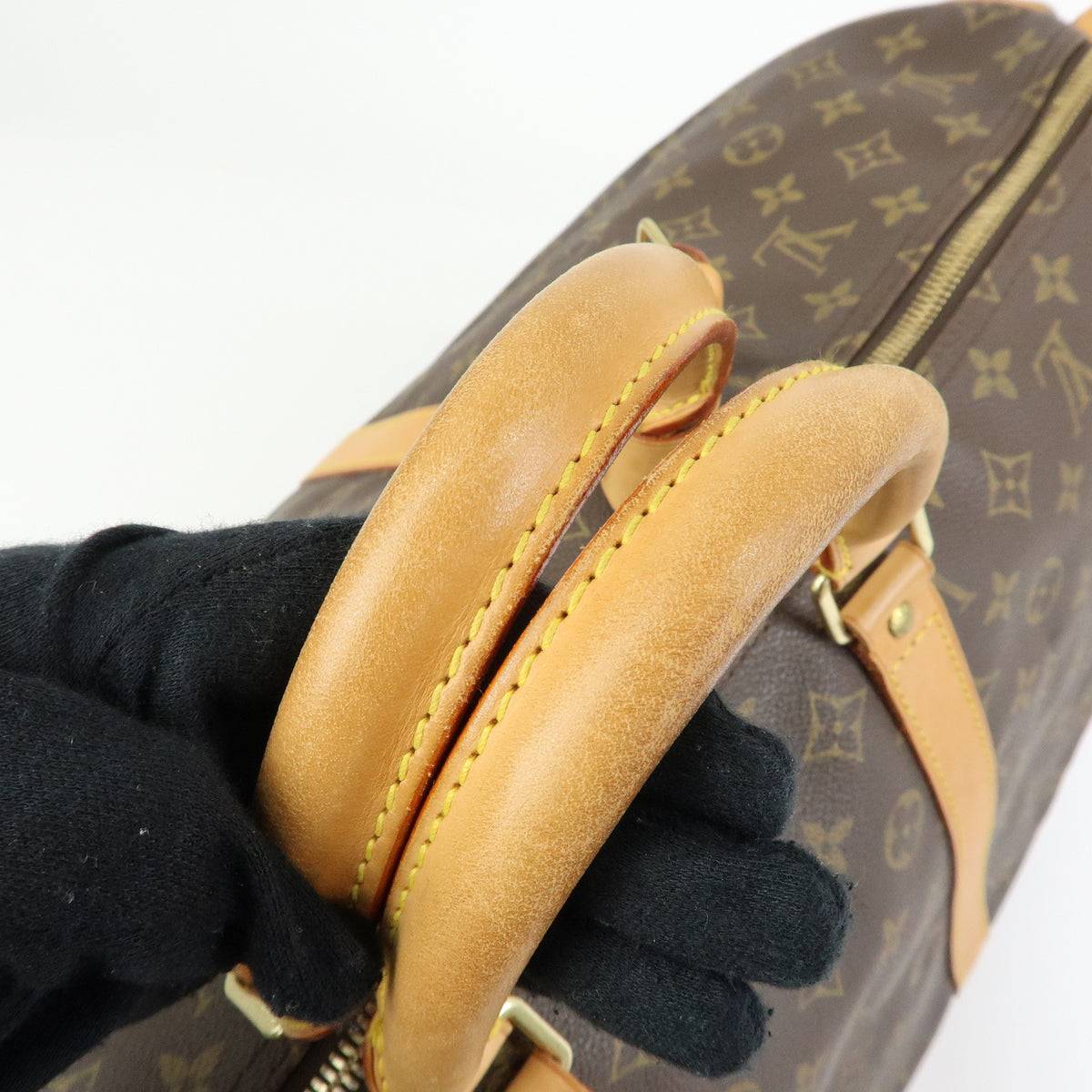 Louis Vuitton Monogram Keep All 55 Boston Bag Brown M41424