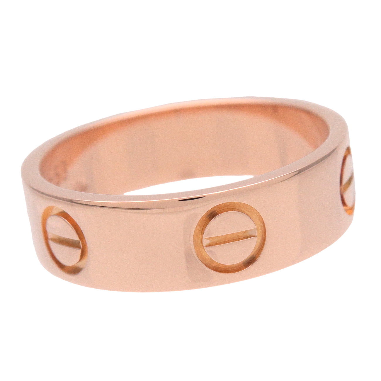 Cartier Love Ring K18 750RG Rose Gold #53 US6.5 EU53 HK14