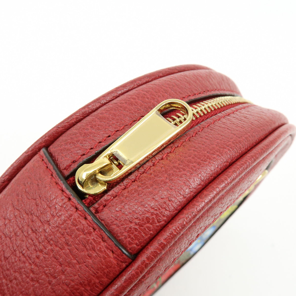 GUCCI Ophidia Sherry Flora GG Supreme Leather Backpack Red Beige 598661