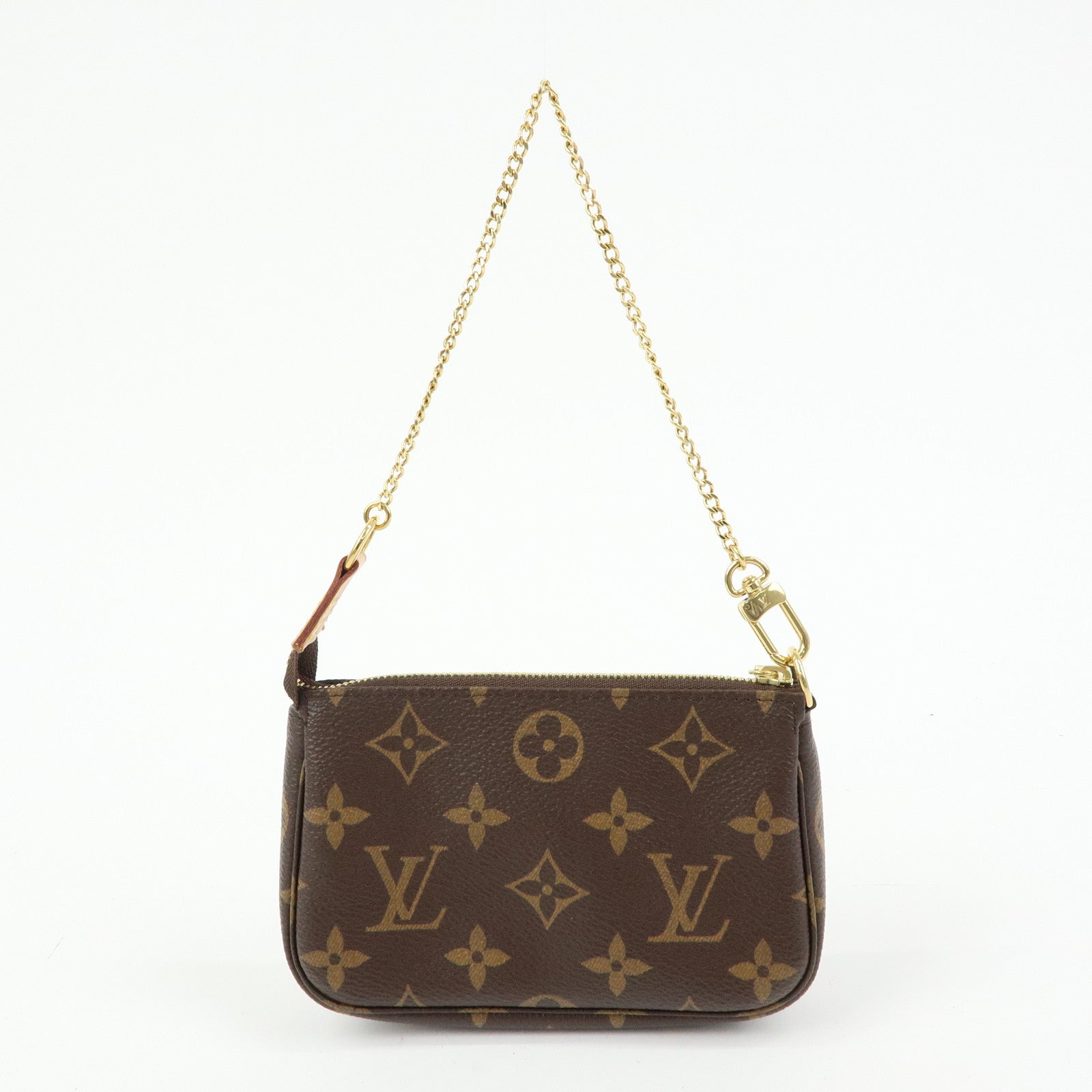 Louis Vuitton Monogram Mini Pochette Accessoires Hand Bag M58009