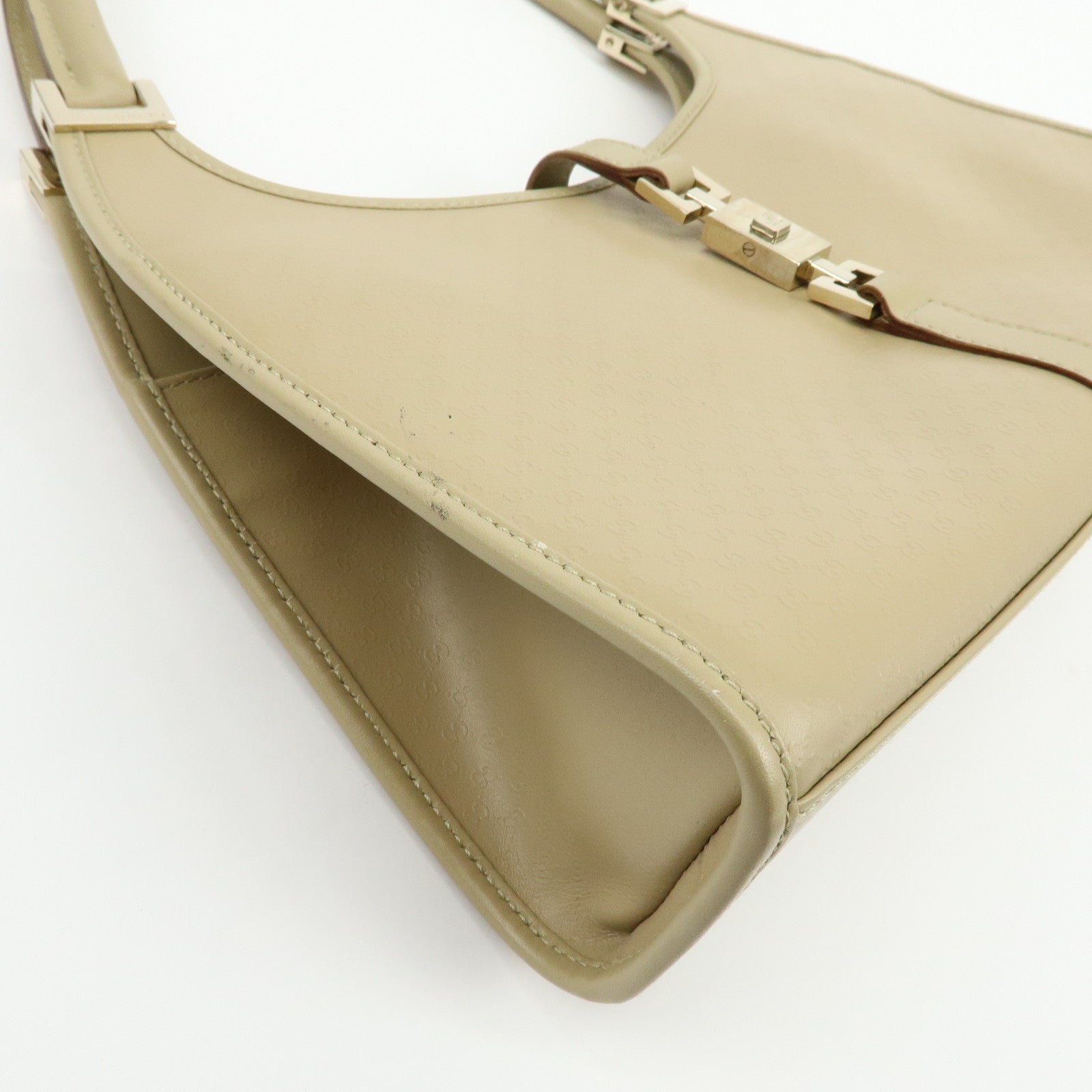 GUCCI Jackie Microguccissima Leather Shoulder Bag Hand Bag 002.1068