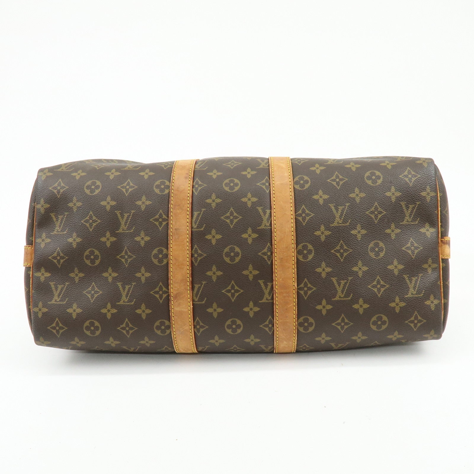 Louis Vuitton Monogram Keep All Bandouliere 45 Boston Bag M41418