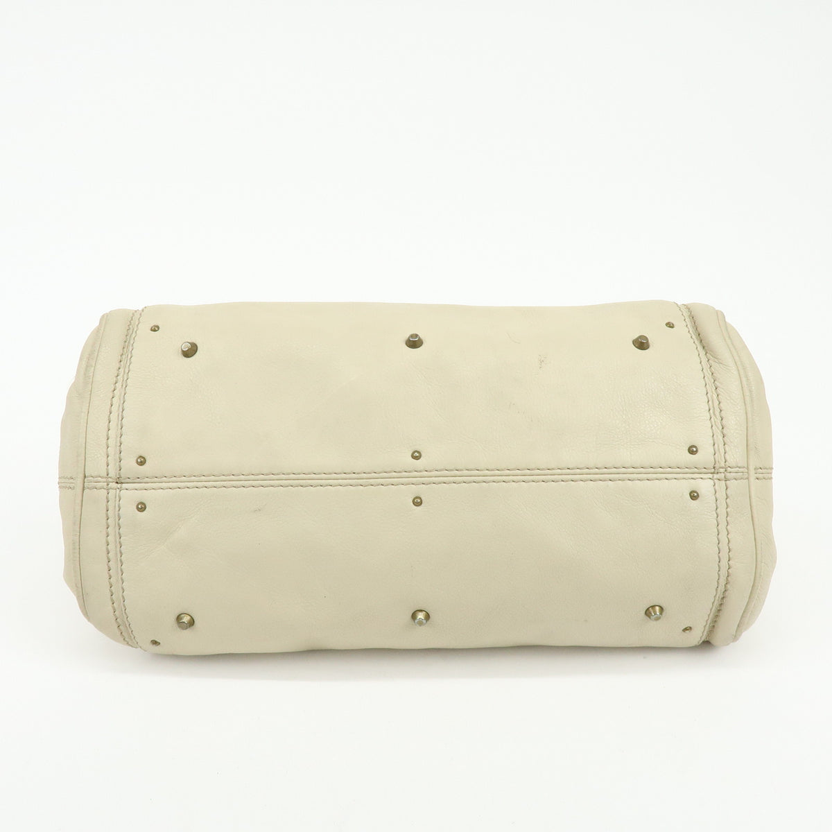Chloe Paddington Leather Shoulder Bag Hand Bag Ivory