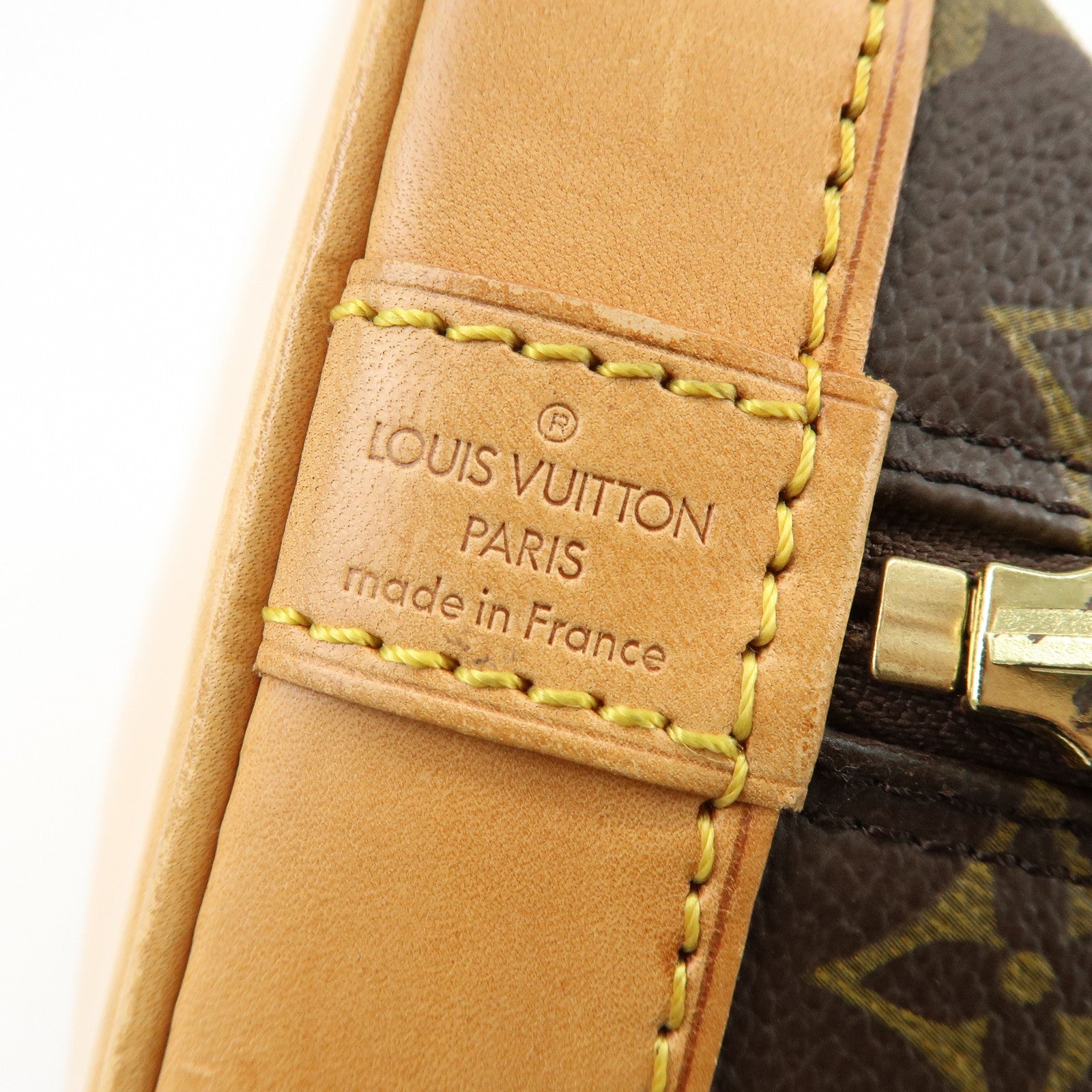 Louis Vuitton Monogram Canvas Alma Hand Bag Brown M51130