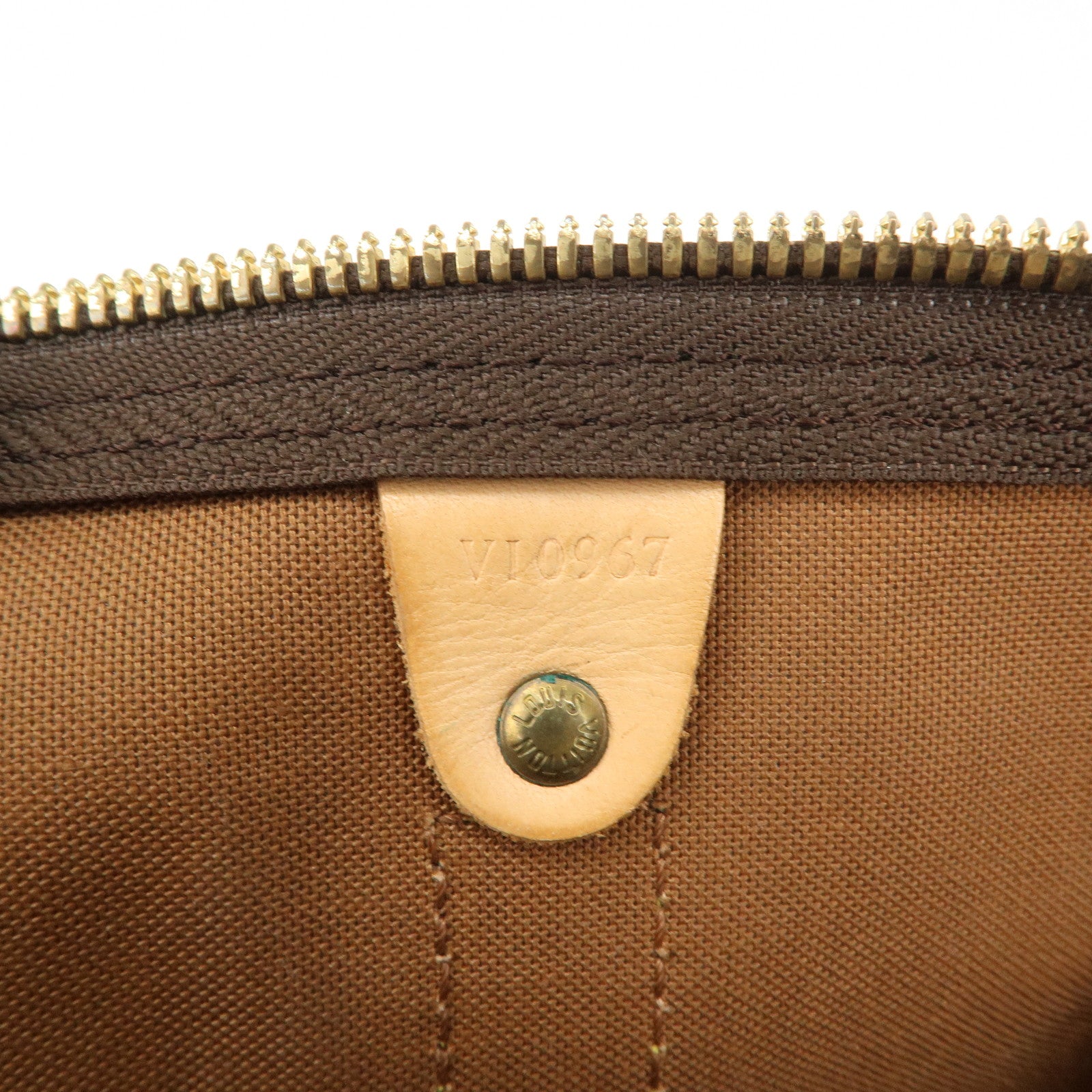 Louis Vuitton Monogram Keep All Bandouliere 55 Bag Brown M41414 Used