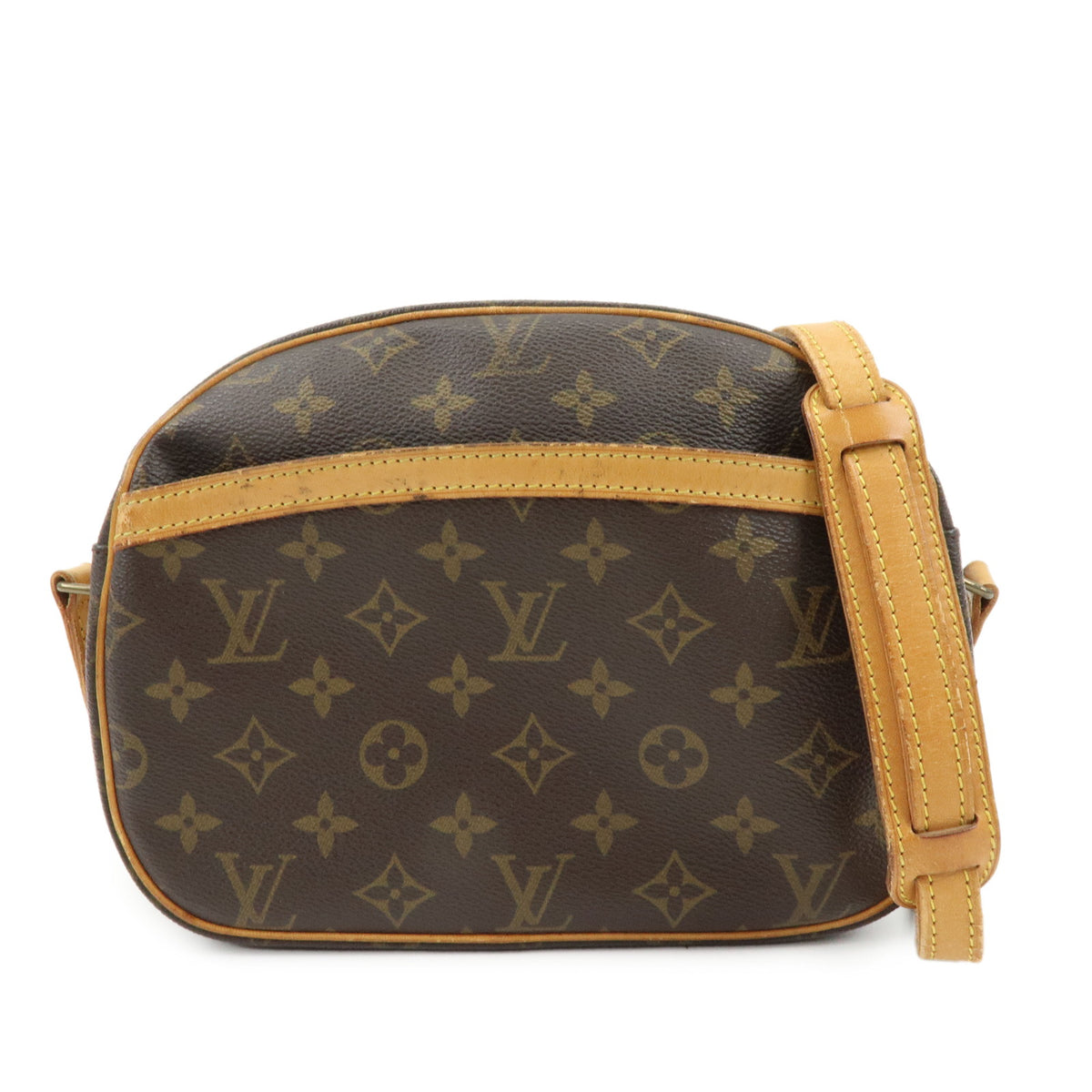 Louis Vuitton Monogram Blois Crossbody Shoulder Bag Brown M51221
