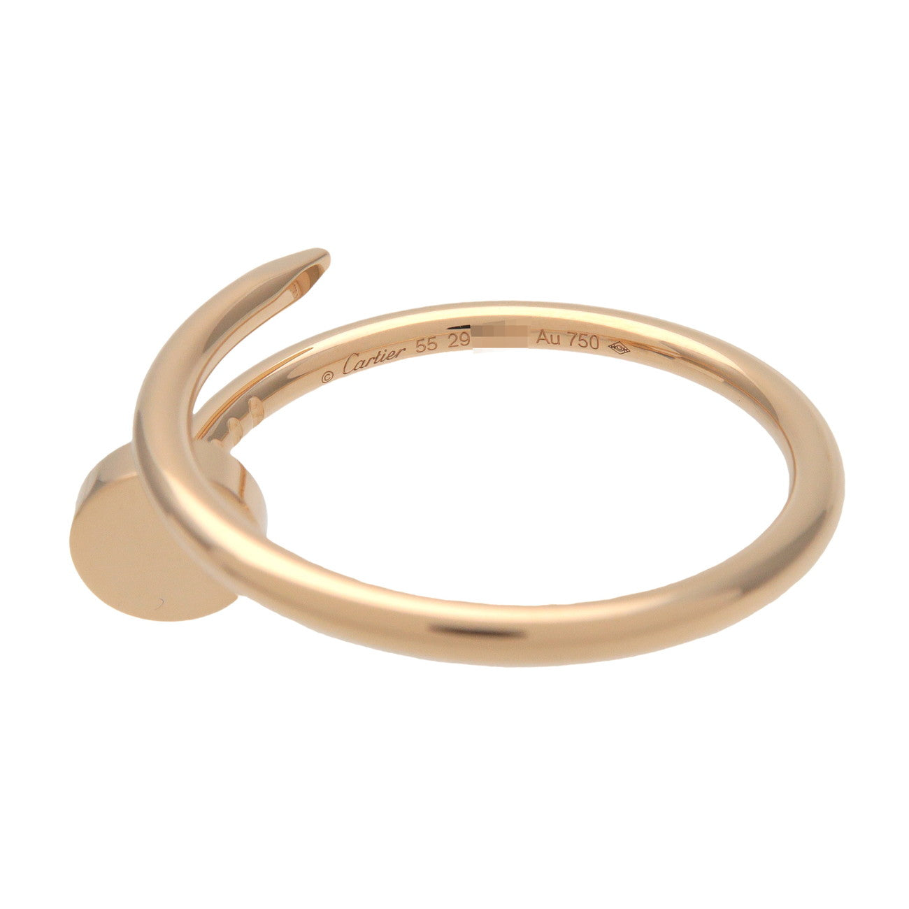 Cartier Juste un Clou Ring SM K18 750YG Yellow Gold #55 US7.5