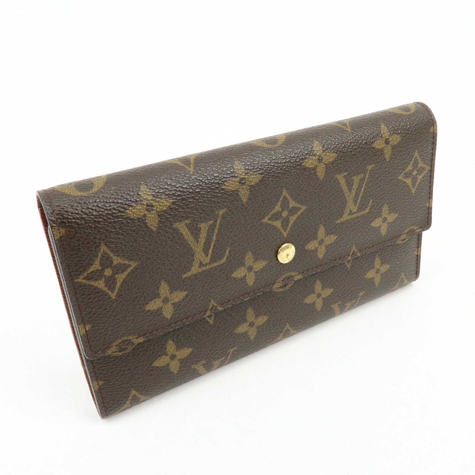 Louis Vuitton Monogram Porte Tresor International Wallet Brown M61215