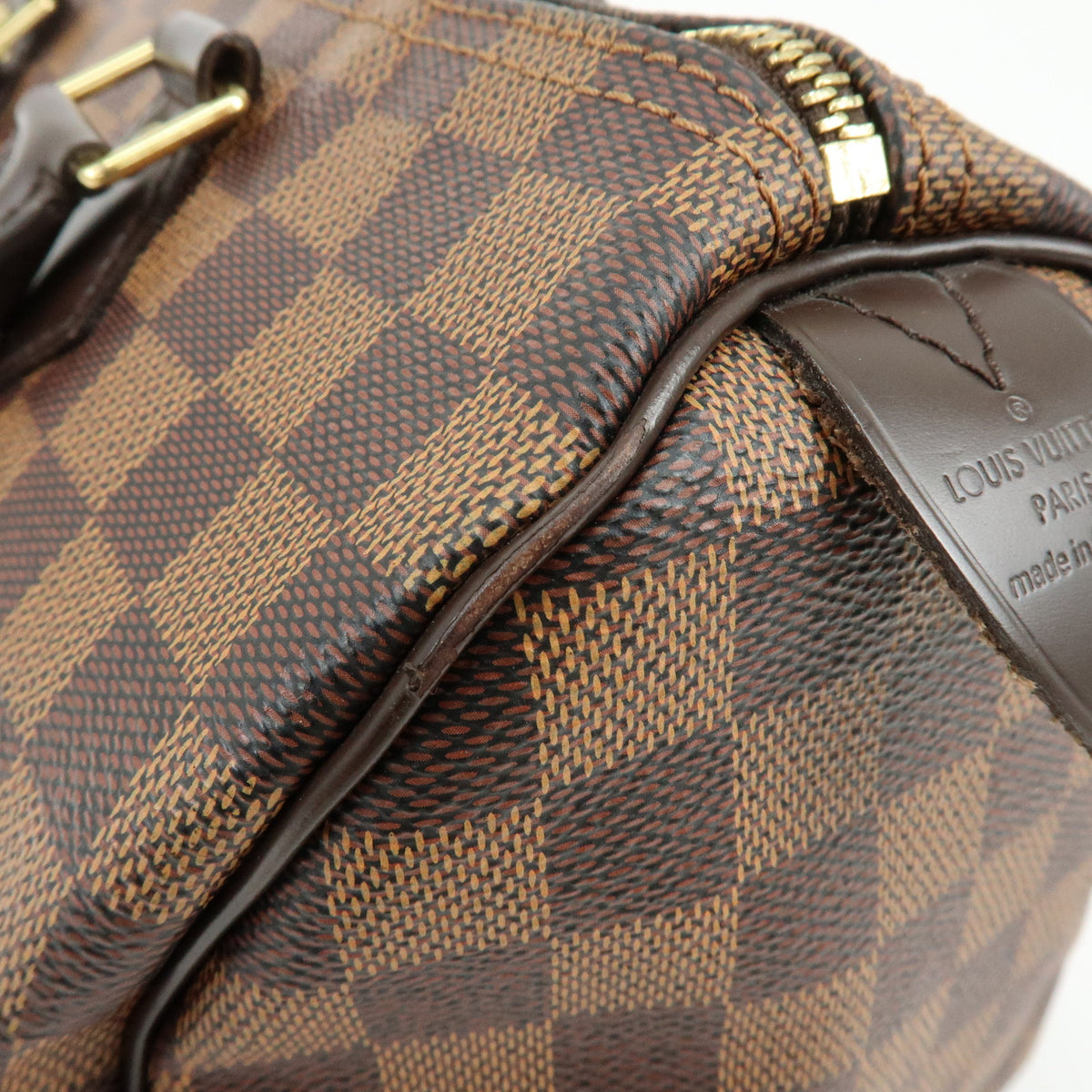 Louis Vuitton Damier Speedy 30 Boston Bag Hand Bag Brown N41531
