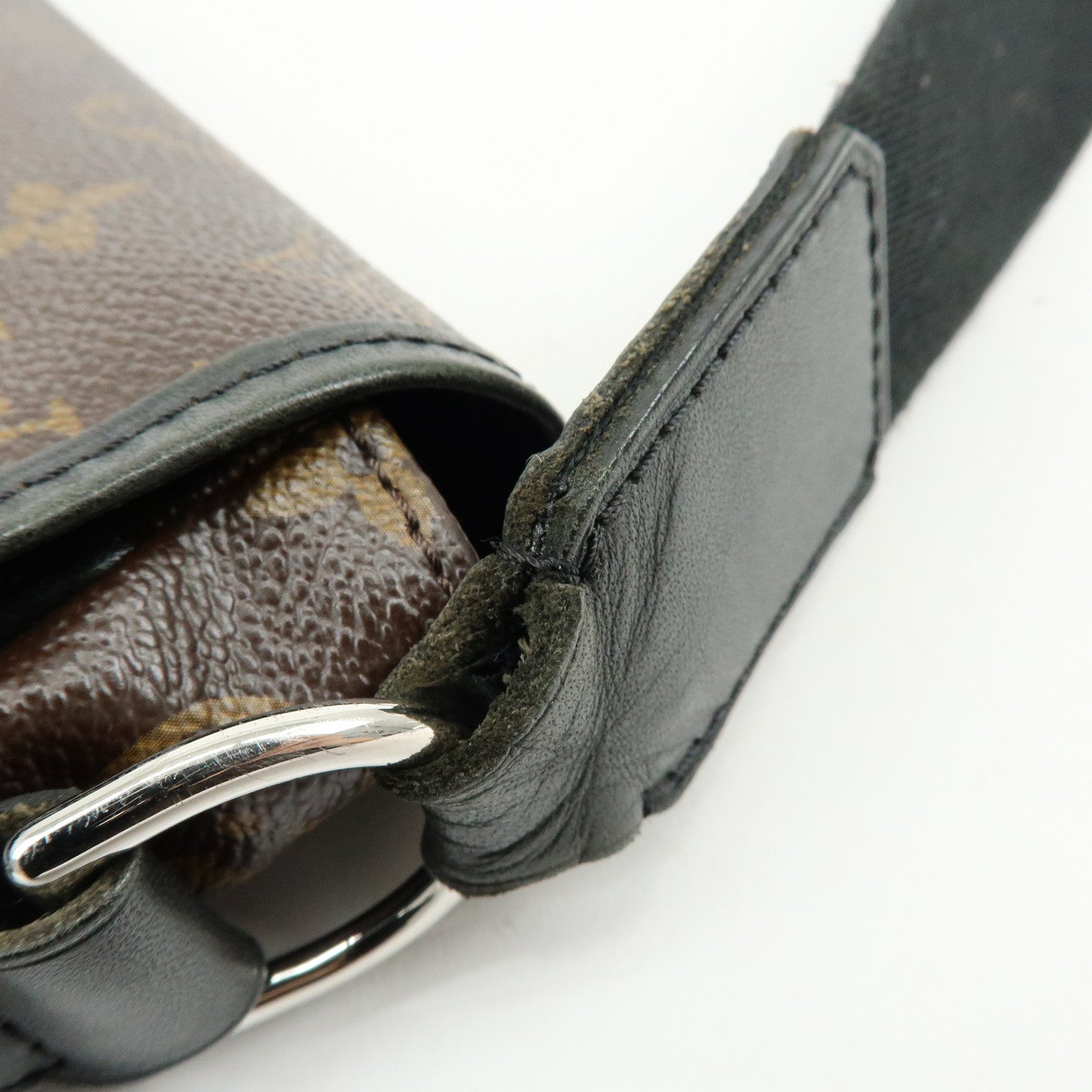 Louis Vuitton Macassar Bass MM Shoulder Bag Crossbody Bag Brown M56715