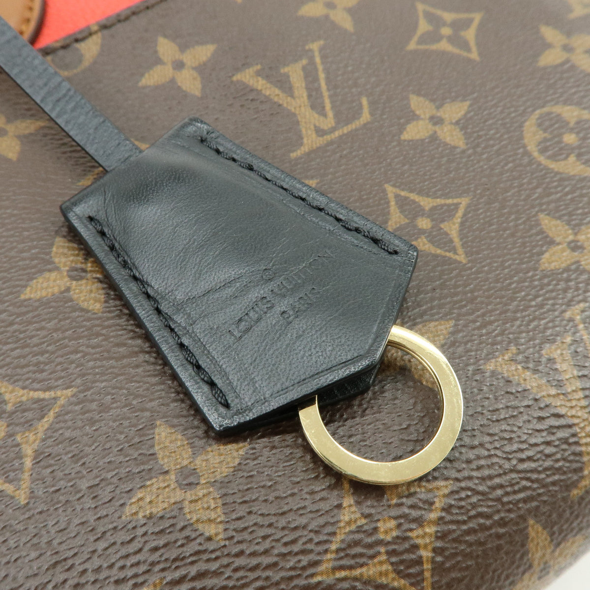 Louis Vuitton Monogram Fold Tote PM 2Way Bag Cerise Creme Noir M45389
