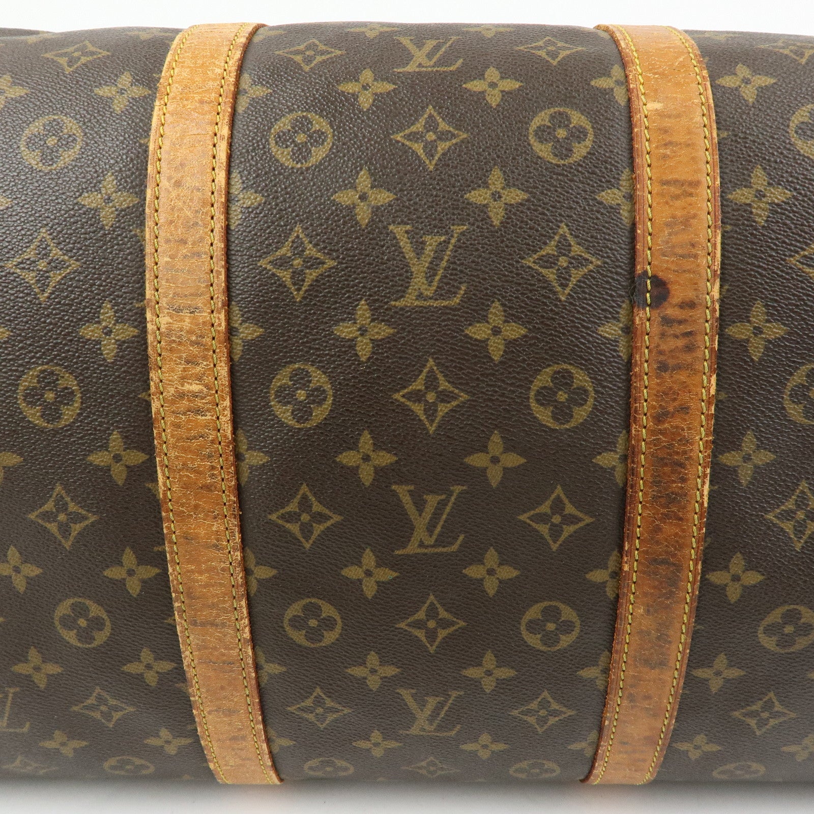Louis Vuitton Monogram Keep All Bandouliere 60 Boston Bag M41412