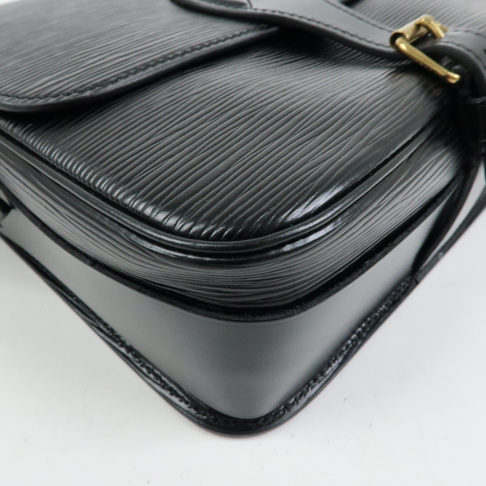 Louis Vuitton Epi Cartouchiere Shoulder Crossbody Bag Noir M52242