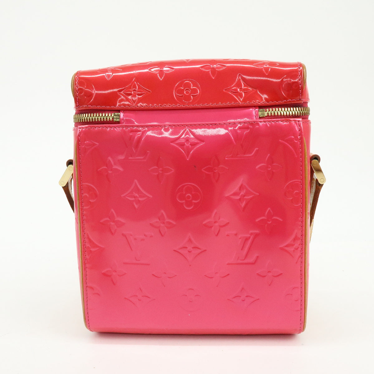 Louis Vuitton Monogram Vernis Sullivan Vertical Fuchsia Pink M91259