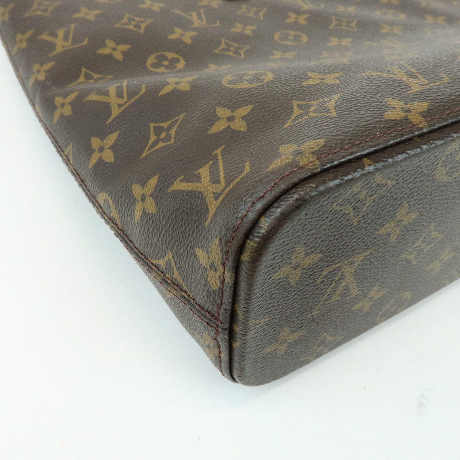 Louis Vuitton Monogram Luco Tote Bag Shoulder Bag Brown M51155