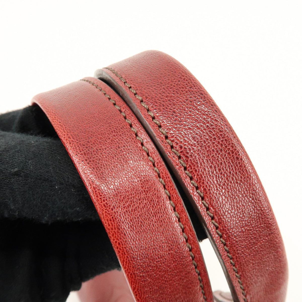 Cartier Marcello de Cartier Leather Tote Bag Hand Bag Bordeaux