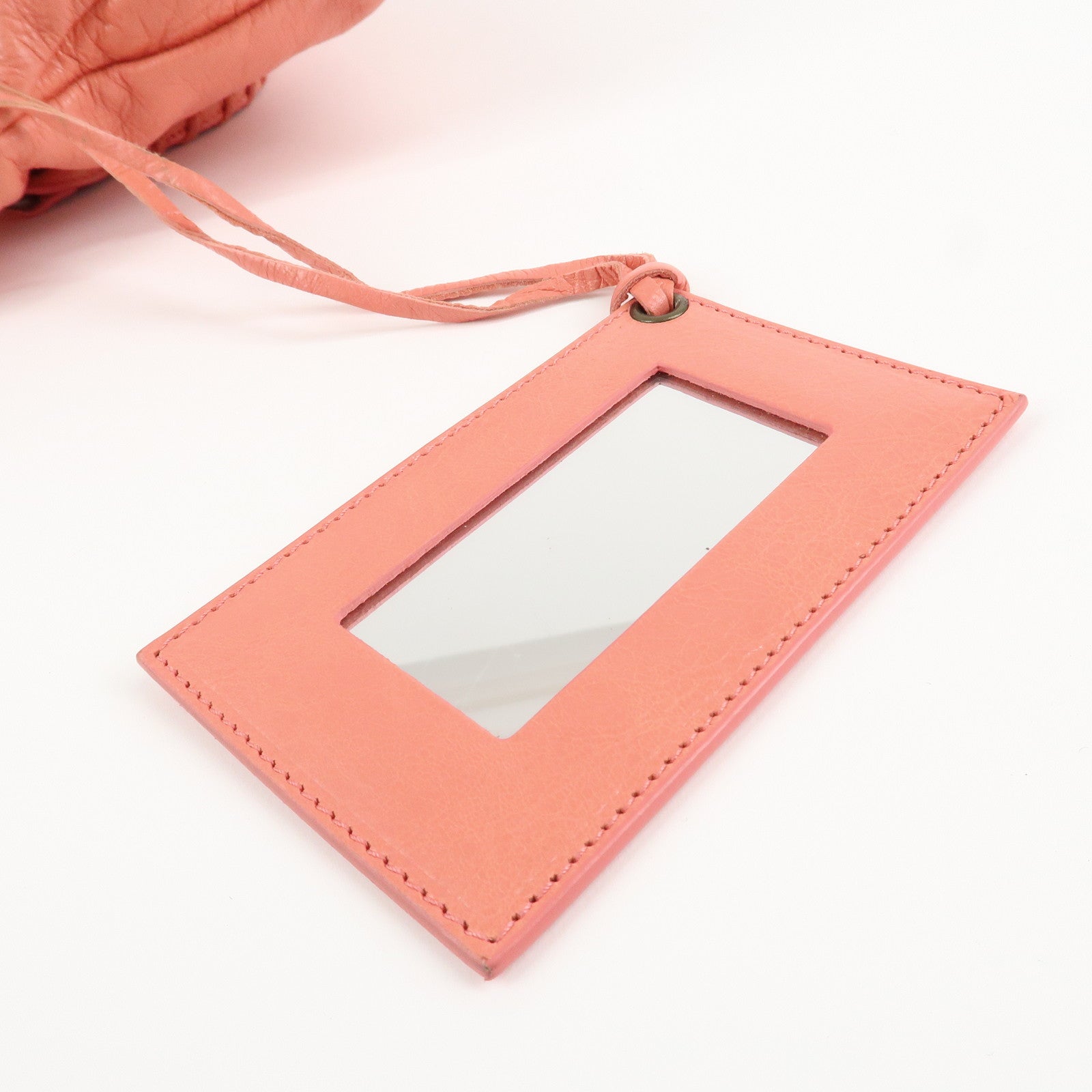 BALENCIAGA The First Leather 2Way Bag Shoulder Bag Pink 103208 Used