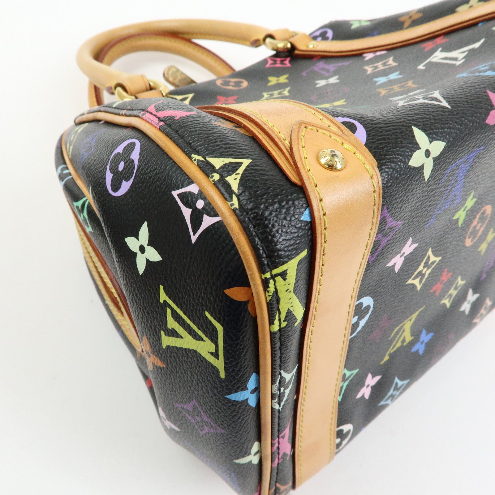 Louis Vuitton Monogram Multicolor Priscilla Hand Bag Noir M40097