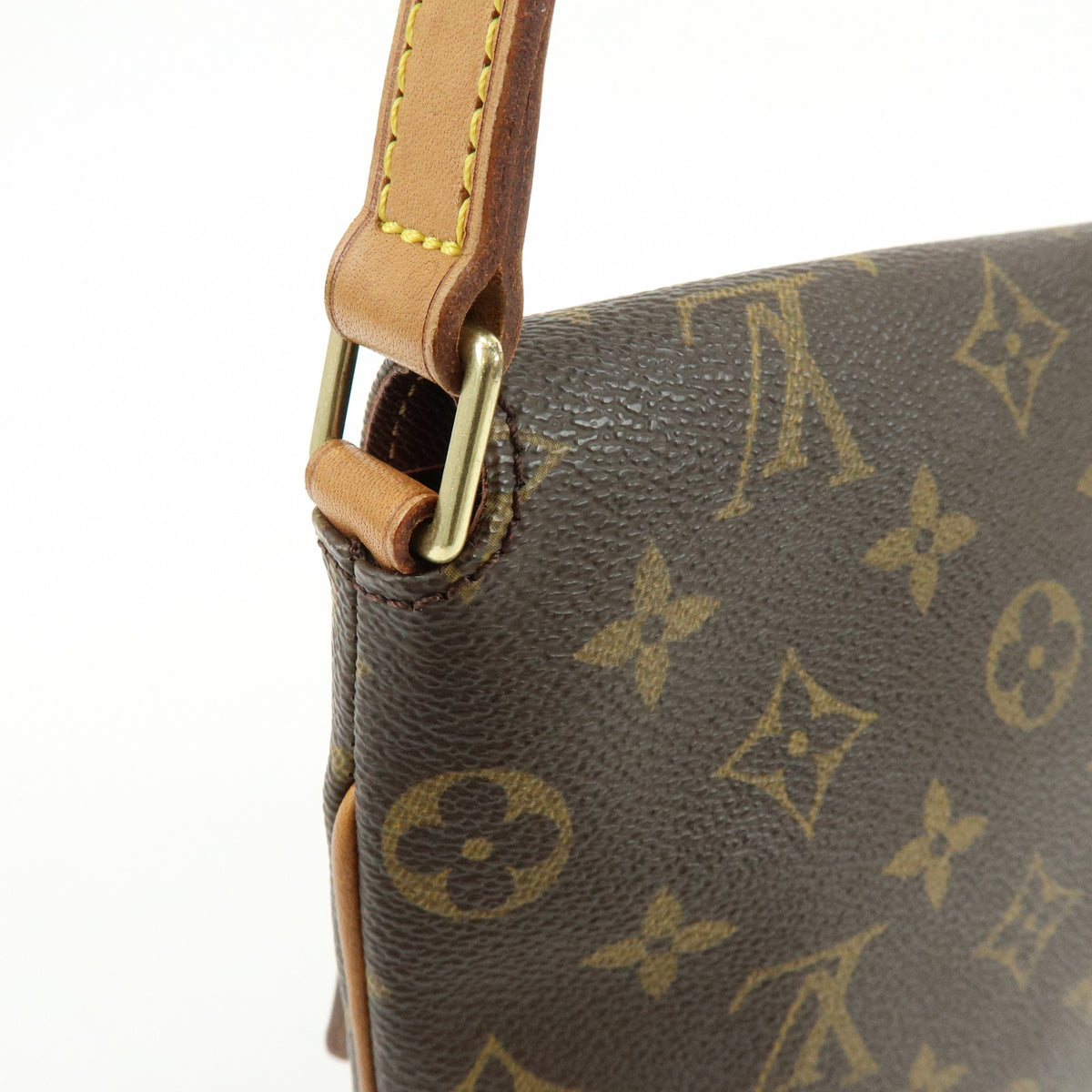 Louis Vuitton Monogram Musette Tango Short Shoulder Bag Brown M51257