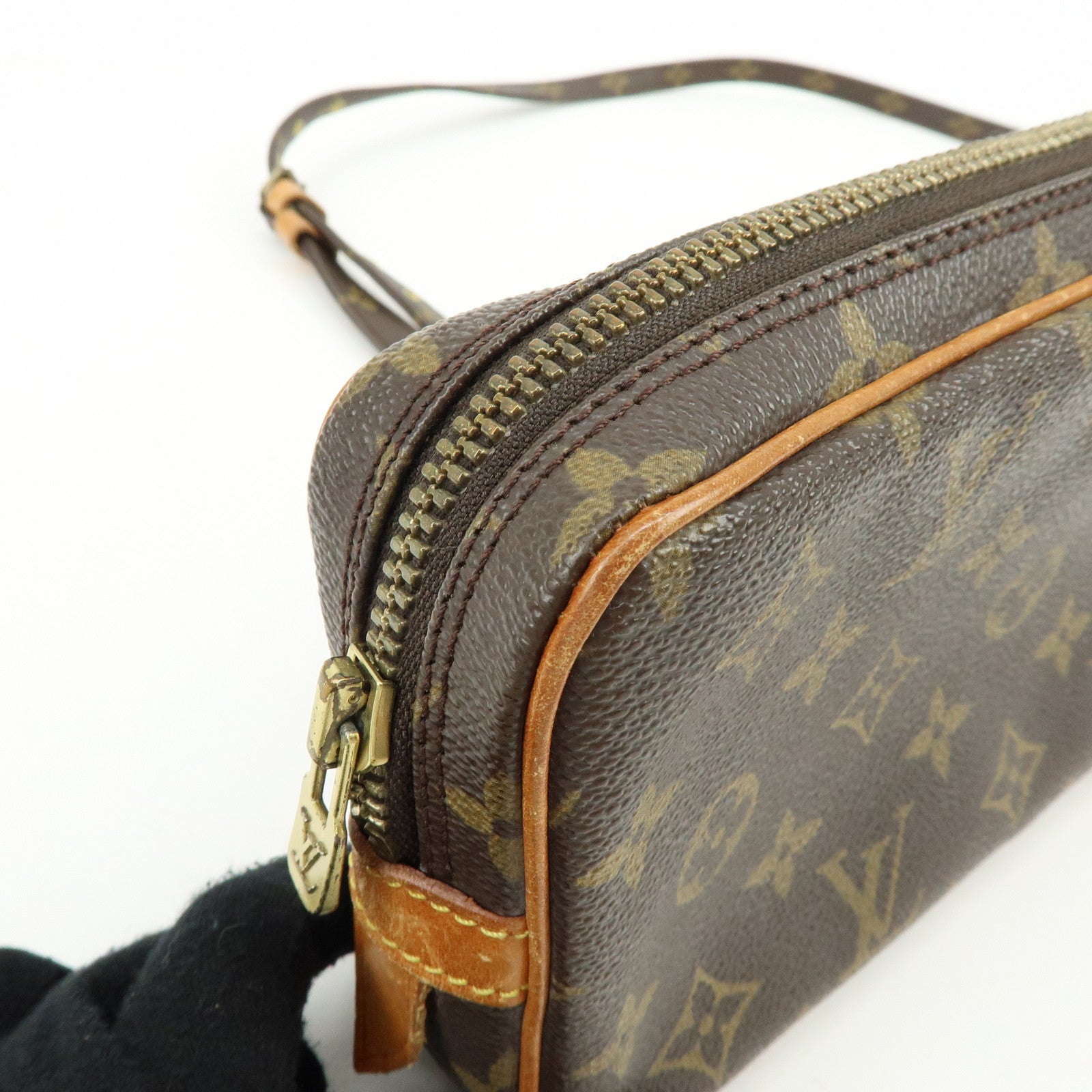 Louis Vuitton Monogram Pochette Marly Bandouliere Bag Brown M51828