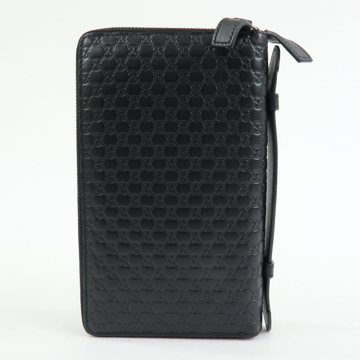 GUCCI Micro Guccishima Leather Travel Document Case Organizer 449246
