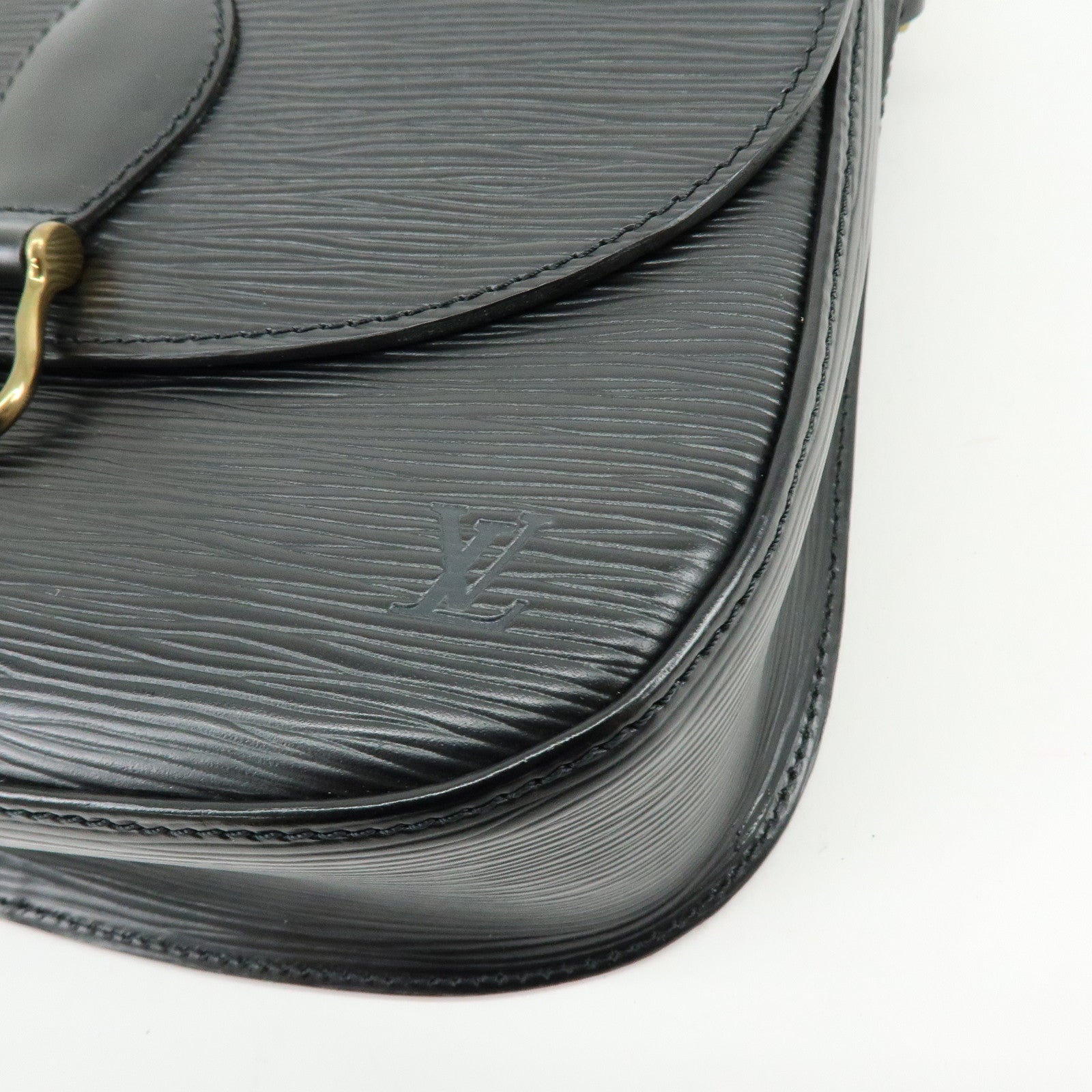 Louis Vuitton Epi Saint Cloud Shoulder Bag Black Noir M52192