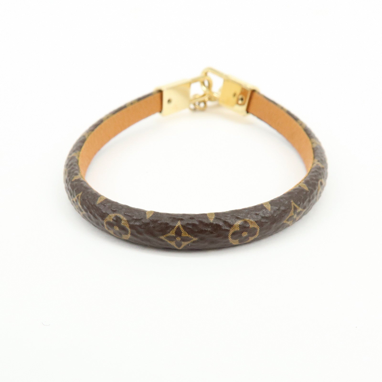 Louis Vuitton Monogram Canvas Vivienne Bracelet Brown M6773E