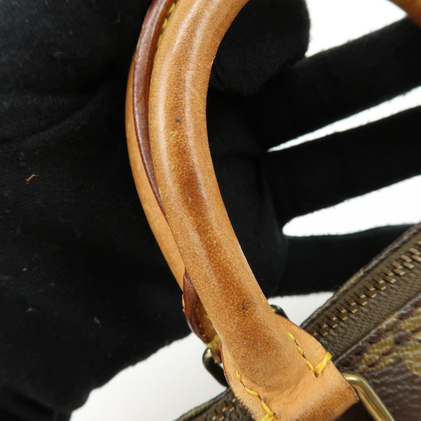 Louis Vuitton Monogram Mini Speedy Hand Bag and Strap Brown M41534 Lot