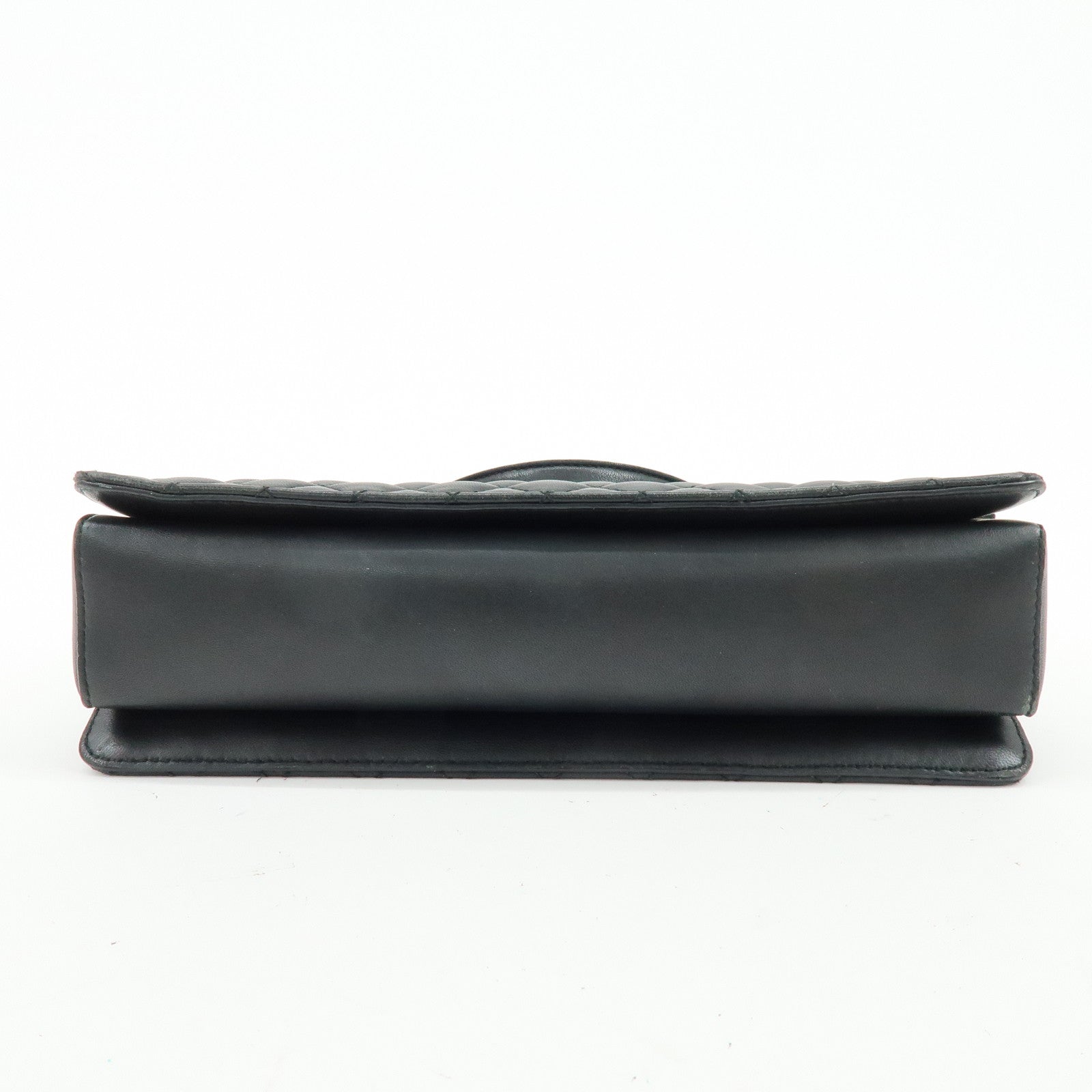 Ferragamo Vara Ribbon Leather 2Way Bag Hand Bag Shoulder Bag Black