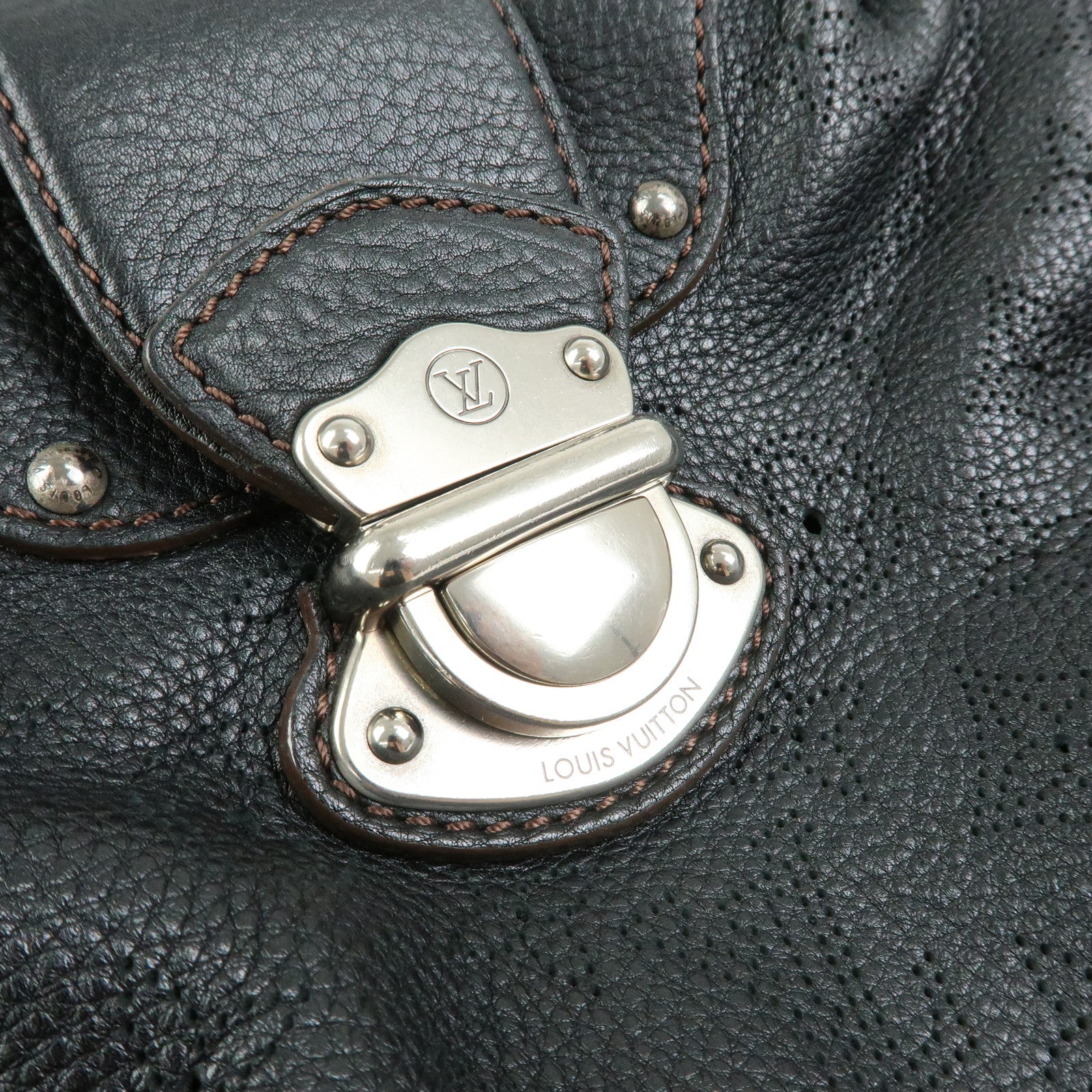 Louis Vuitton Monogram Mahina Solar PM Shoulder Bag Noir M93127